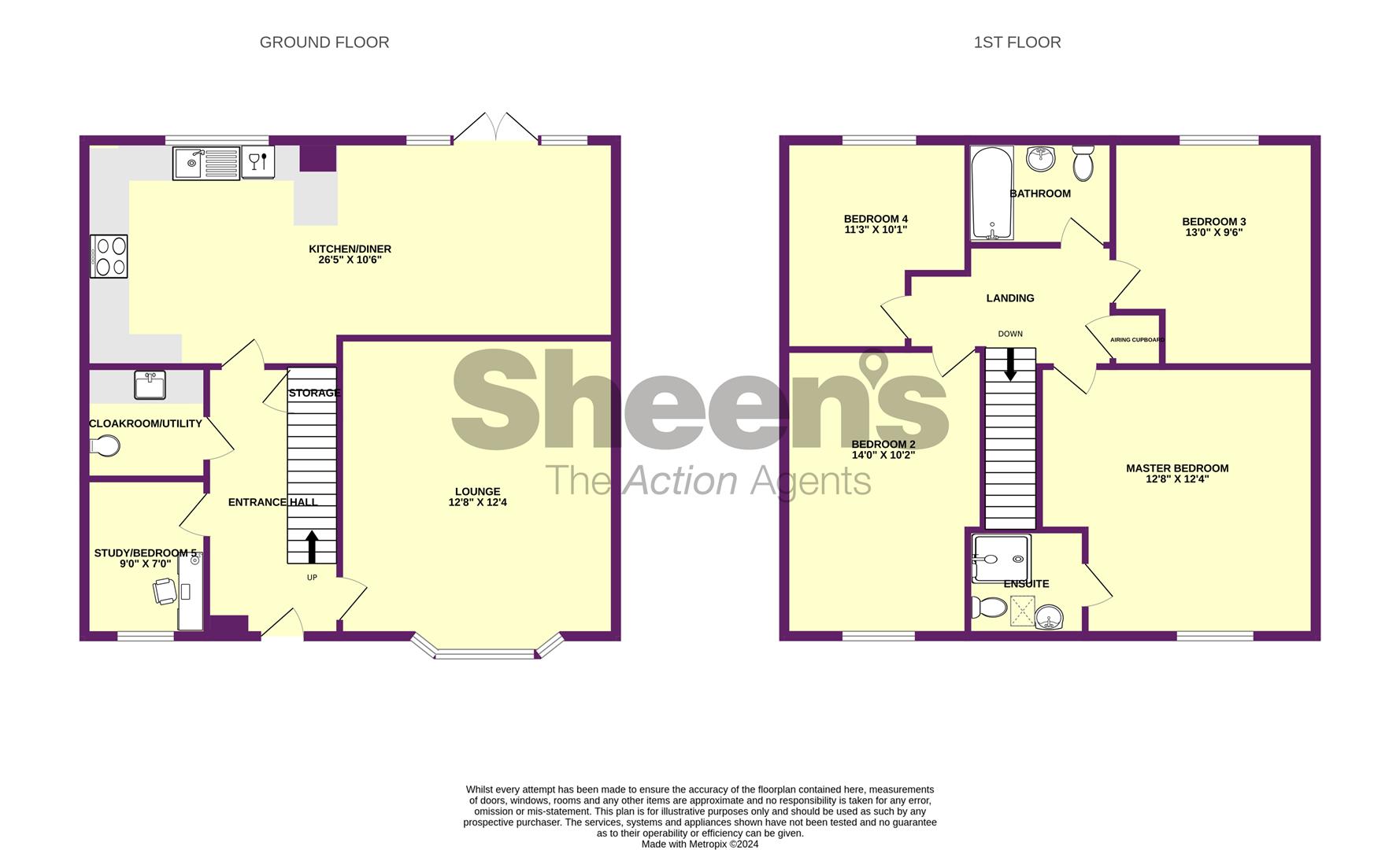 18, Honeypot Way, Walton-on-the-Naze floorplan