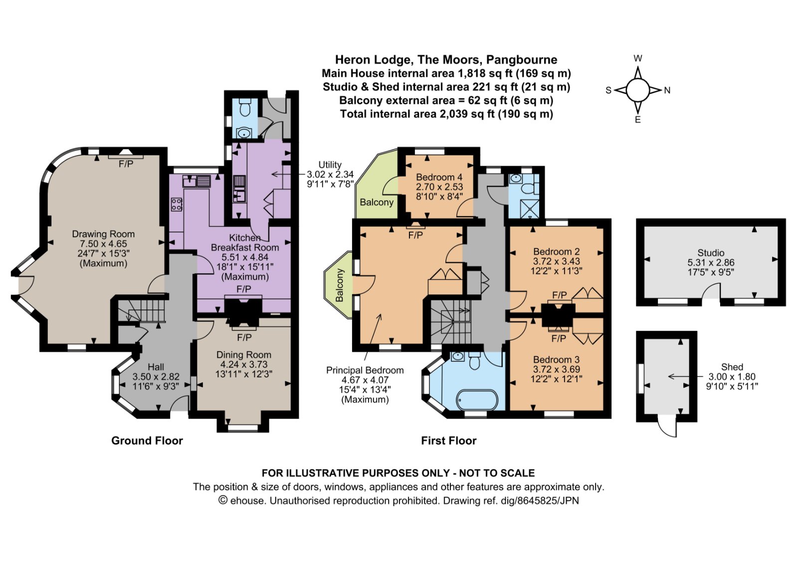 Heron Lodge, 32, The Moors, Berkshire floorplan