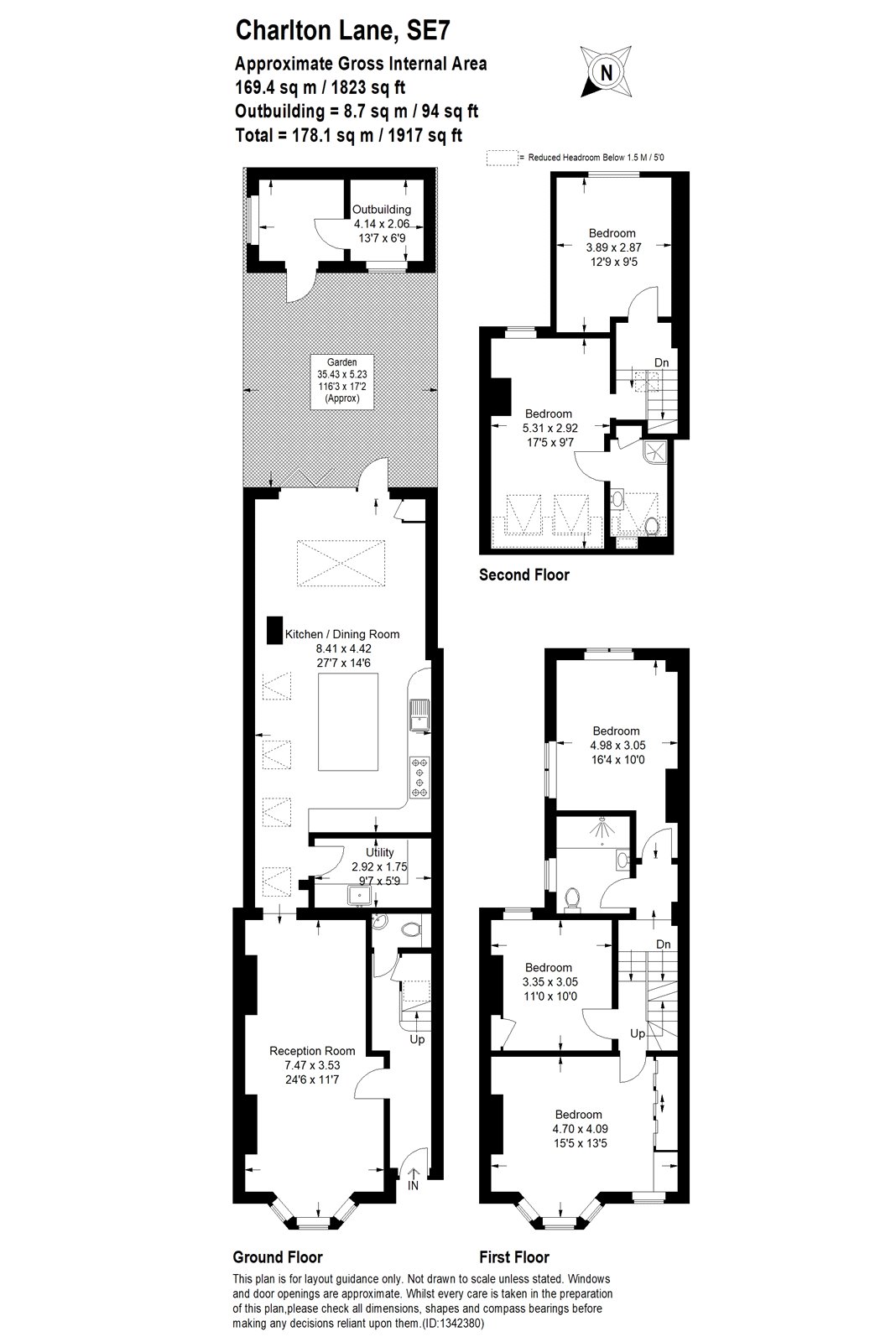 Charlton Lane, London floorplan
