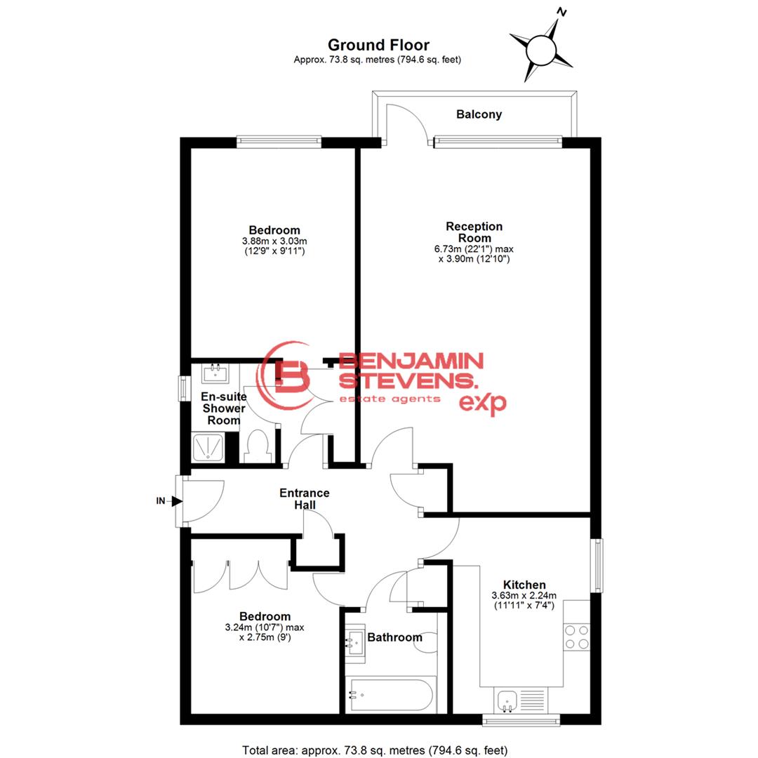 Alison Court,1, Hale Lane, Edgware floorplan