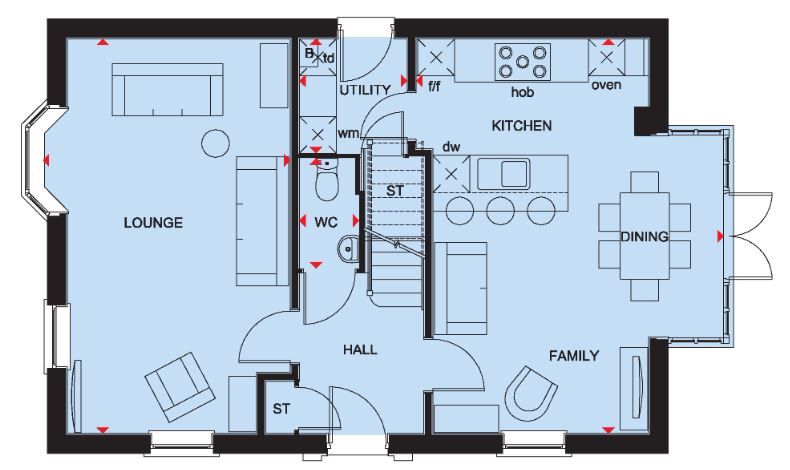 H8464153, Stonebridge Lane, Warsop, Mansfield floorplan