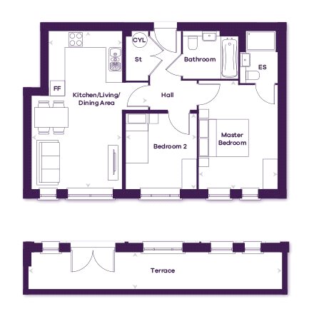 2 Bedrooms Flat for sale in Beaumont Gardens, Sutton Road, St Albans, Hertfordshire AL1