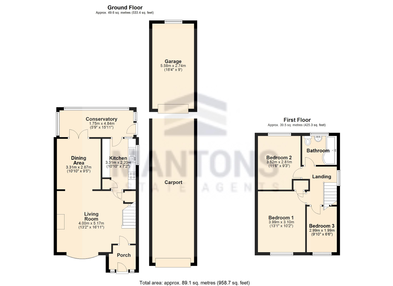 Turnpike Drive, Luton, Bedfordshire LU3, 3 bedroom semidetached house