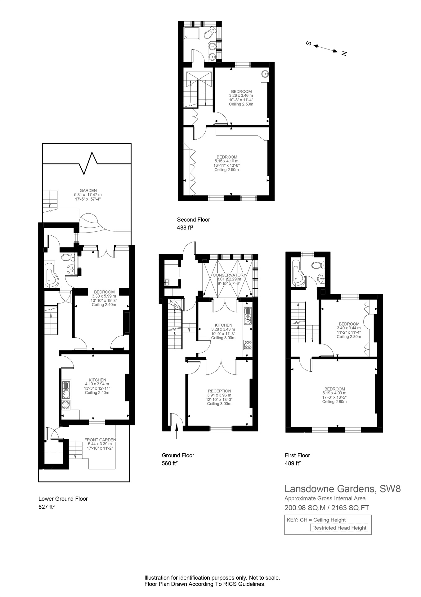 Lansdowne Gardens, London SW8, 5 bedroom terraced house for sale