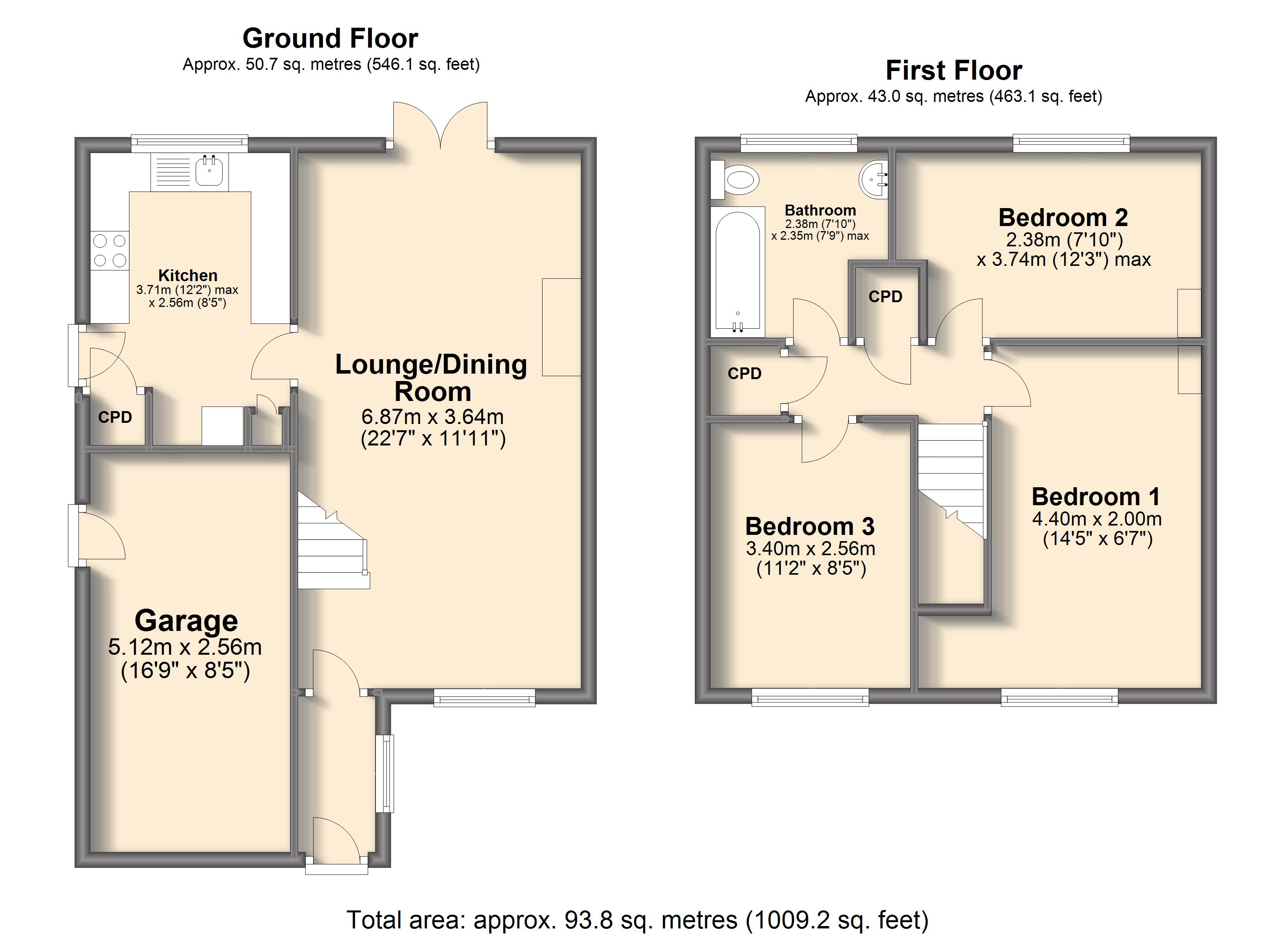 3 Bedrooms Semi-detached house for sale in Deerlands Road, Wingerworth, Chesterfield S42