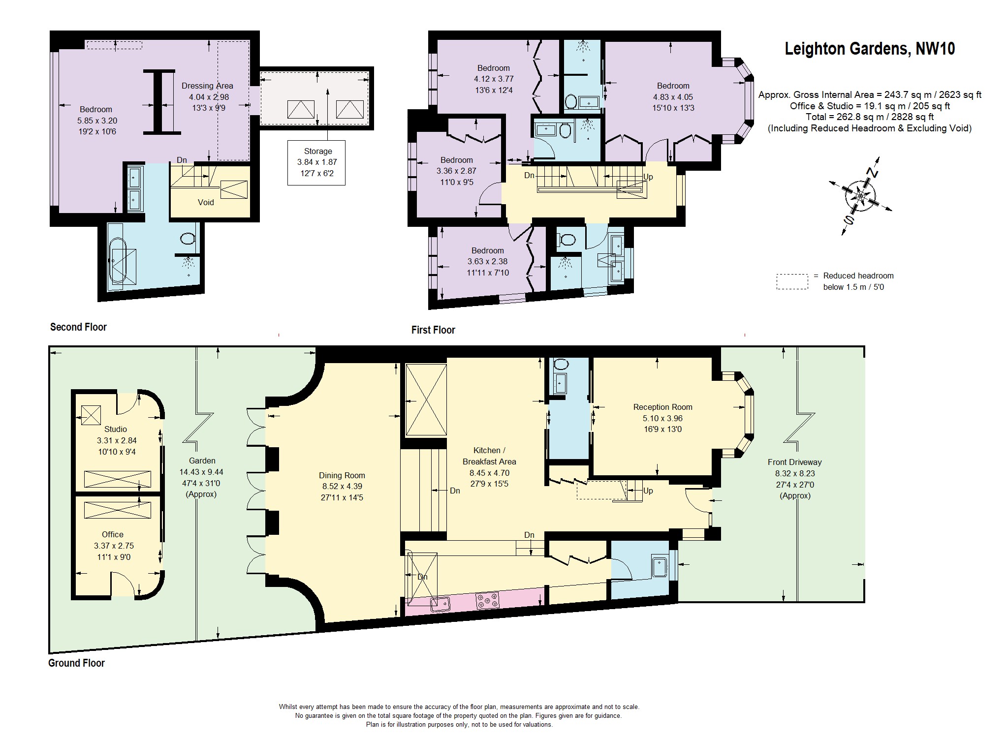 Leighton Gardens, London floorplan