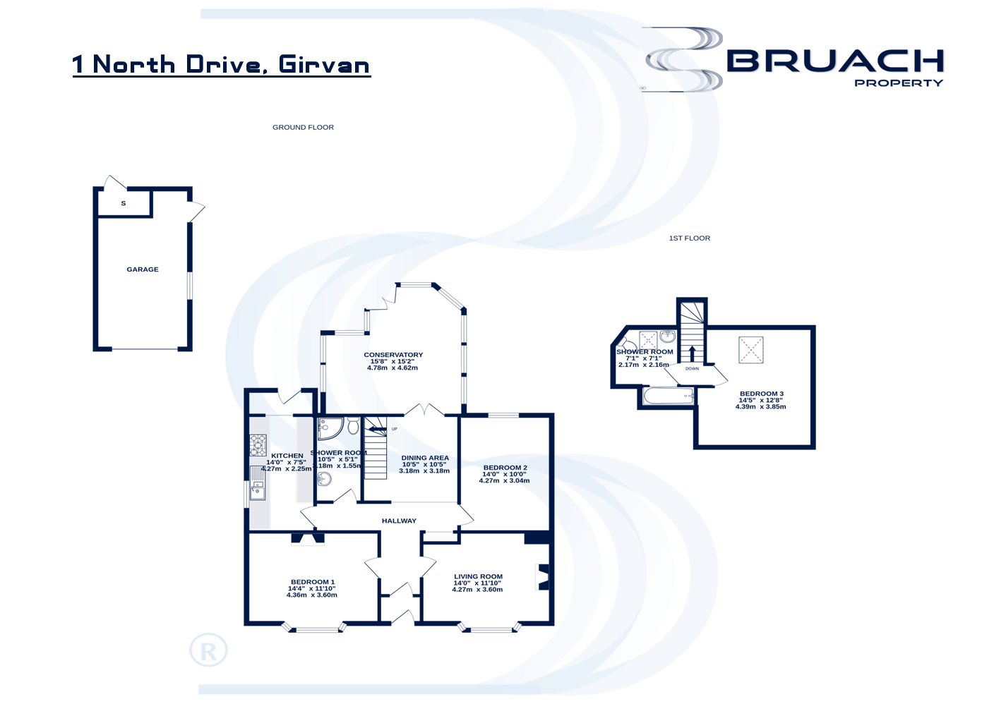 1, North Drive, Girvan floorplan
