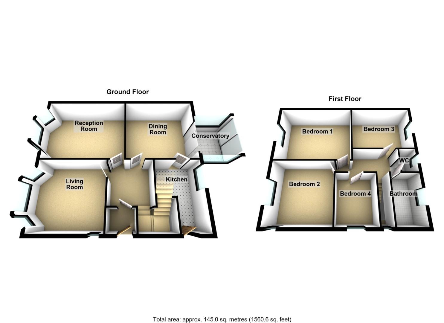 8, Park View, Blyth floorplan