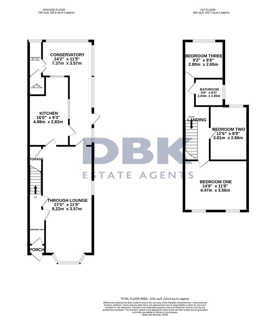 9, Upton Road, Hounslow floorplan