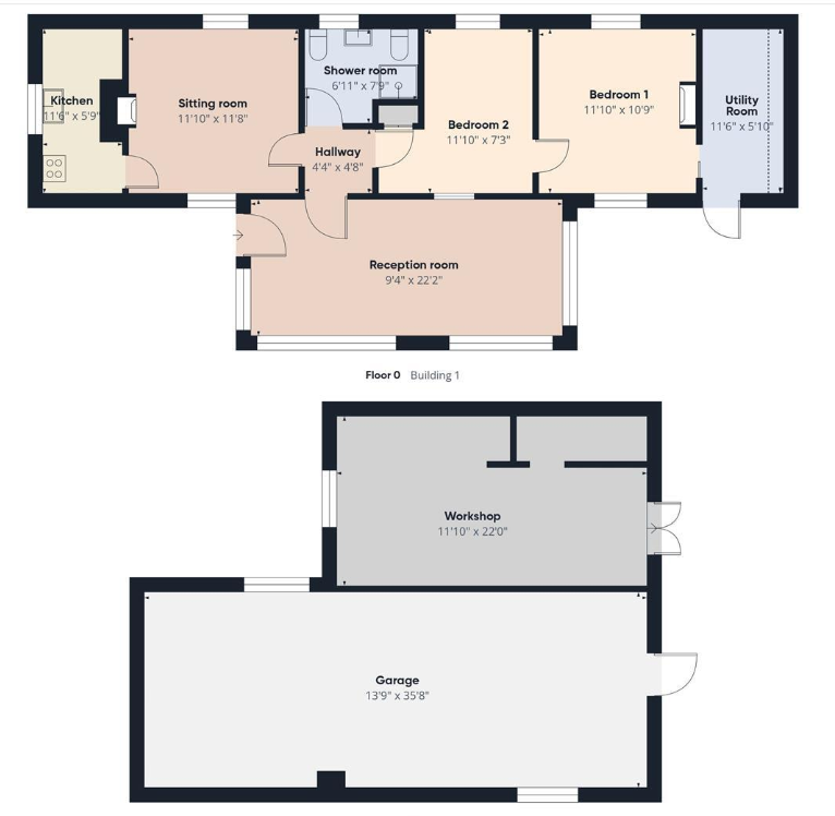 The Cottage, Mill Road, Theddlethorpe floorplan