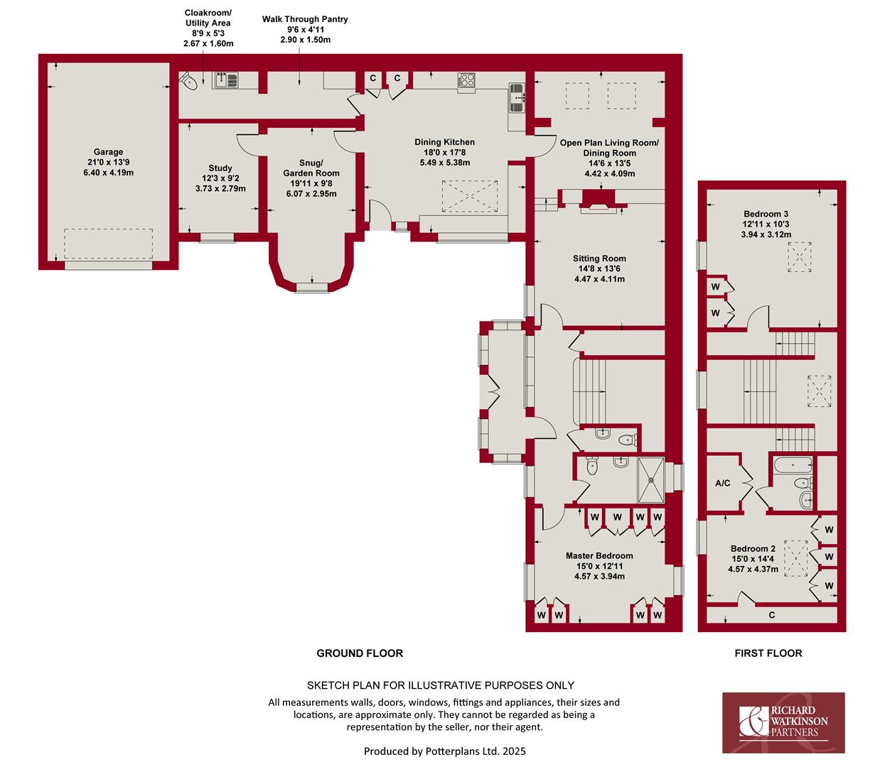The Old School House, Main Street, Cropwell Butler floorplan
