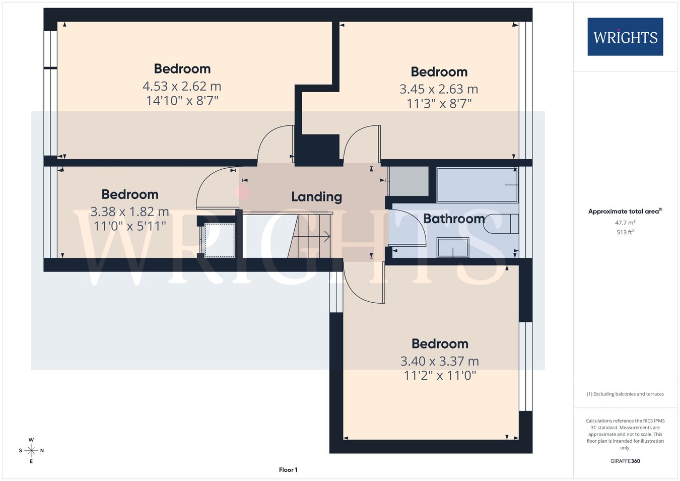 75, Broomhills, WELWYN GARDEN CITY floorplan