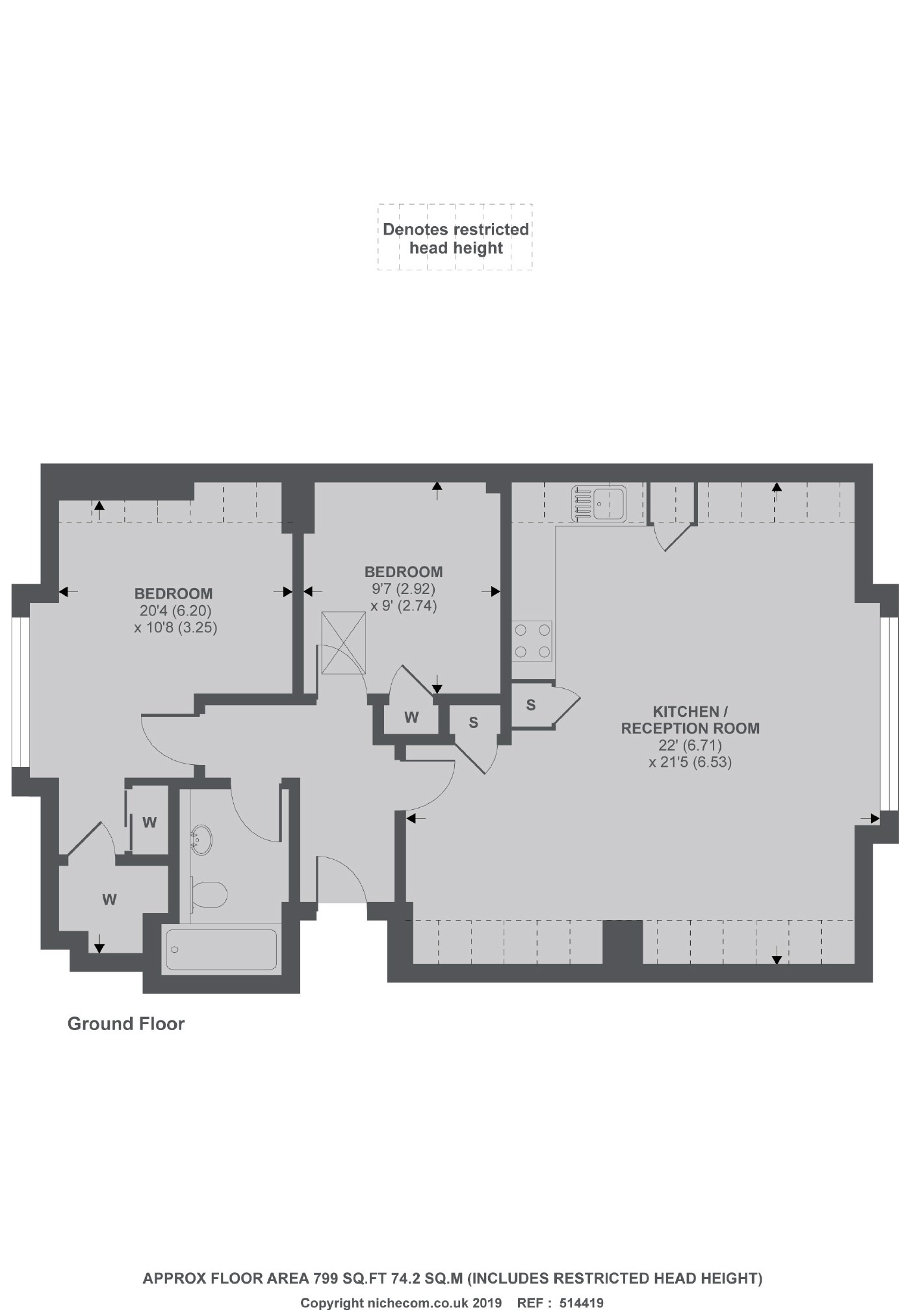 Craven Gardens, London floorplan