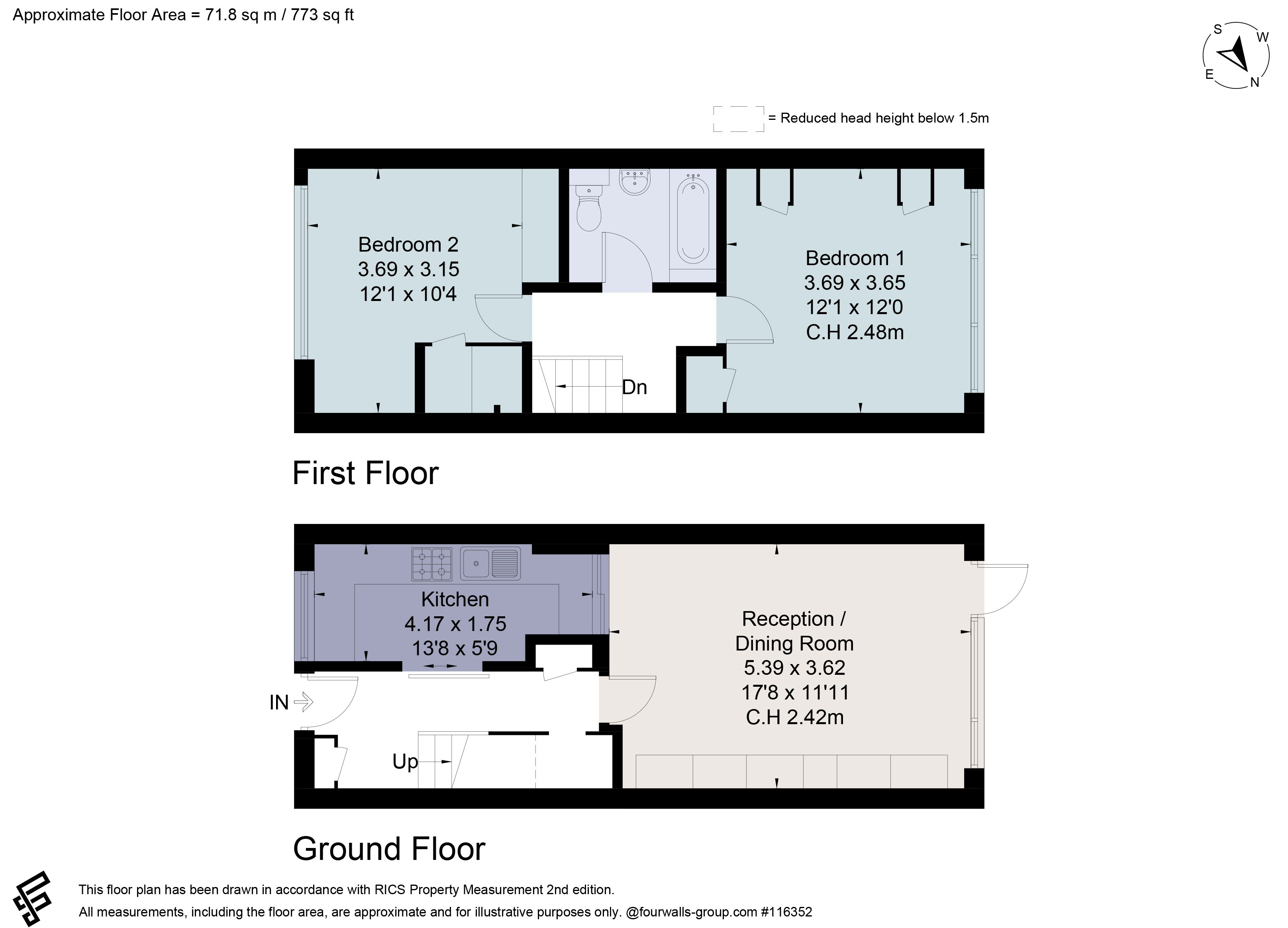Carlton Drive, London floorplan