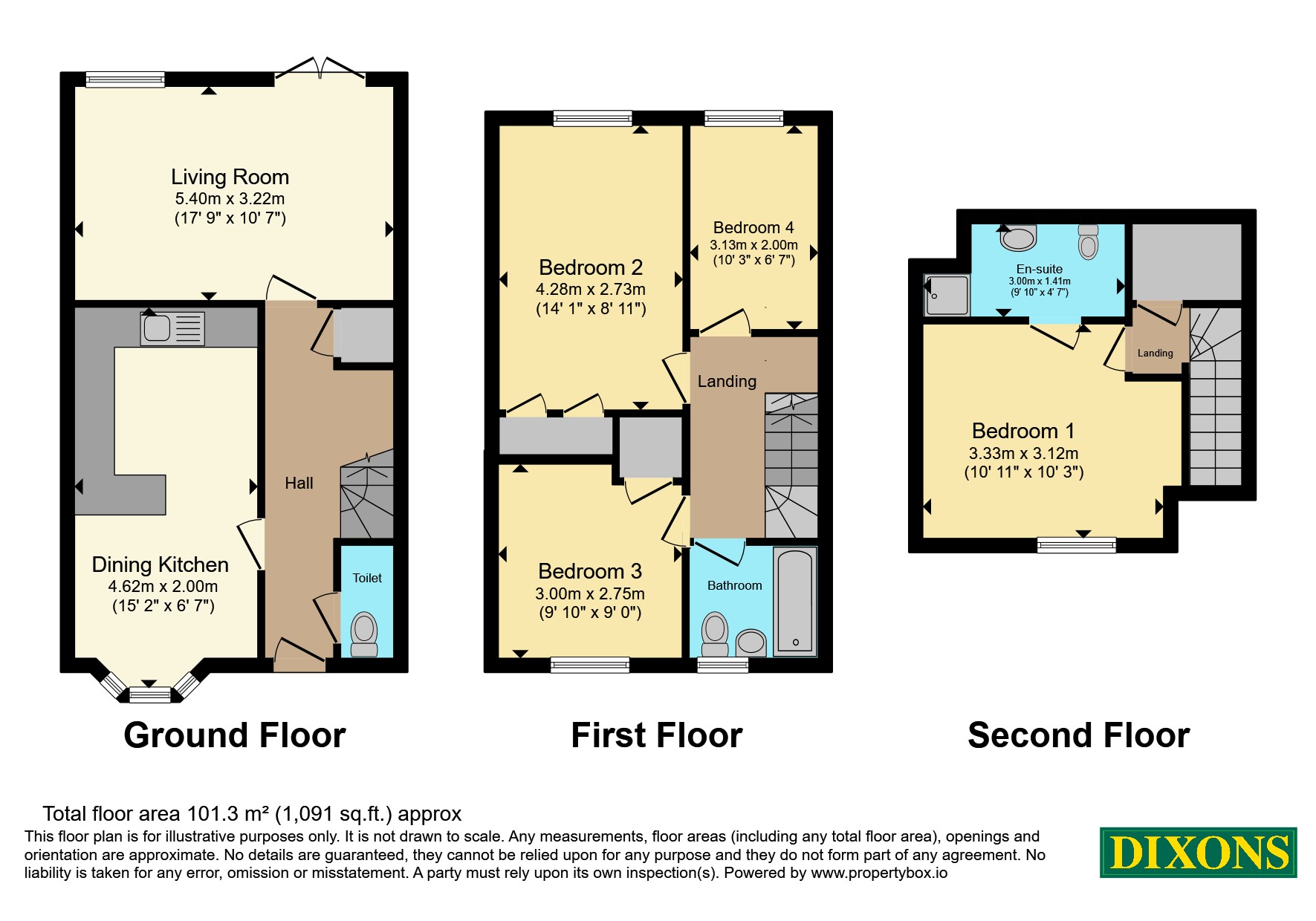 91, The Green, West Midlands floorplan