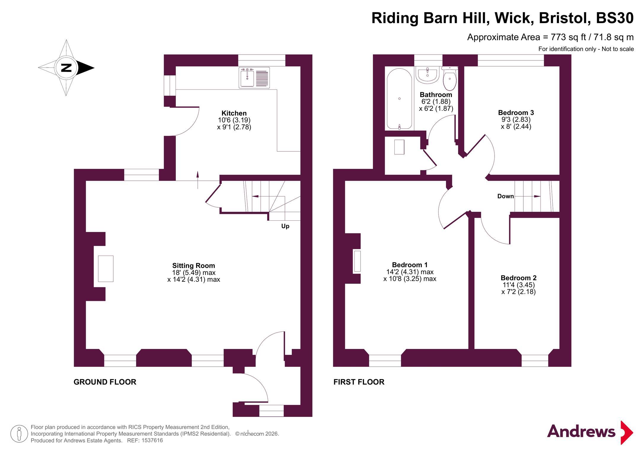 Riding Barn Hill, Bristol floorplan