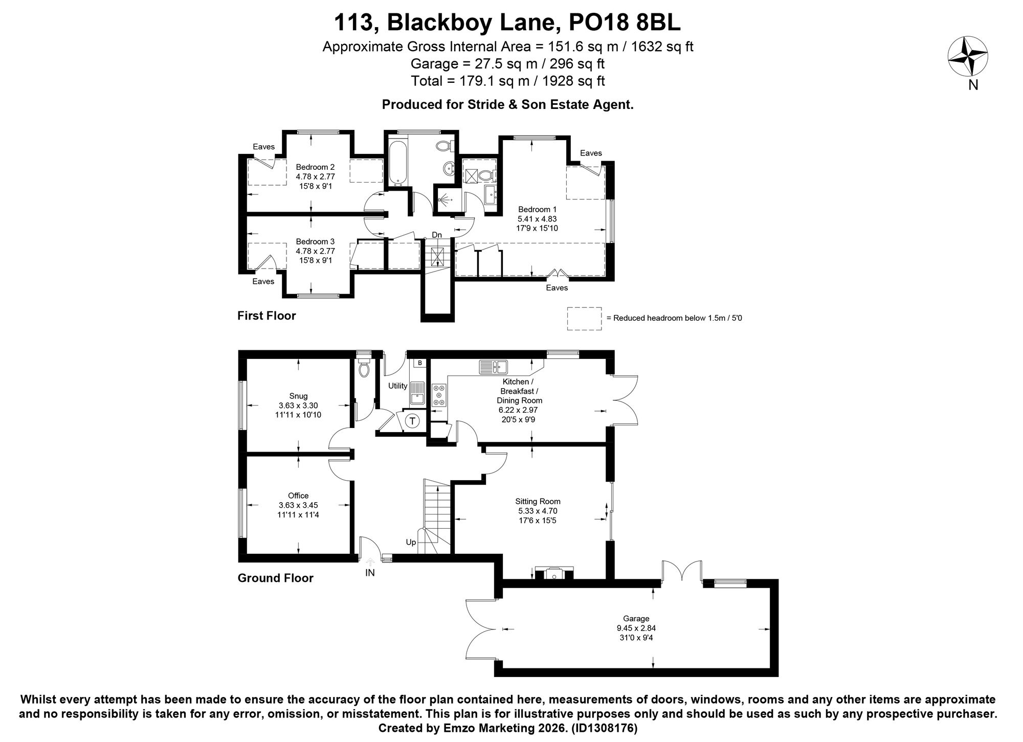 113 Blackboy Lane, Chichester floorplan