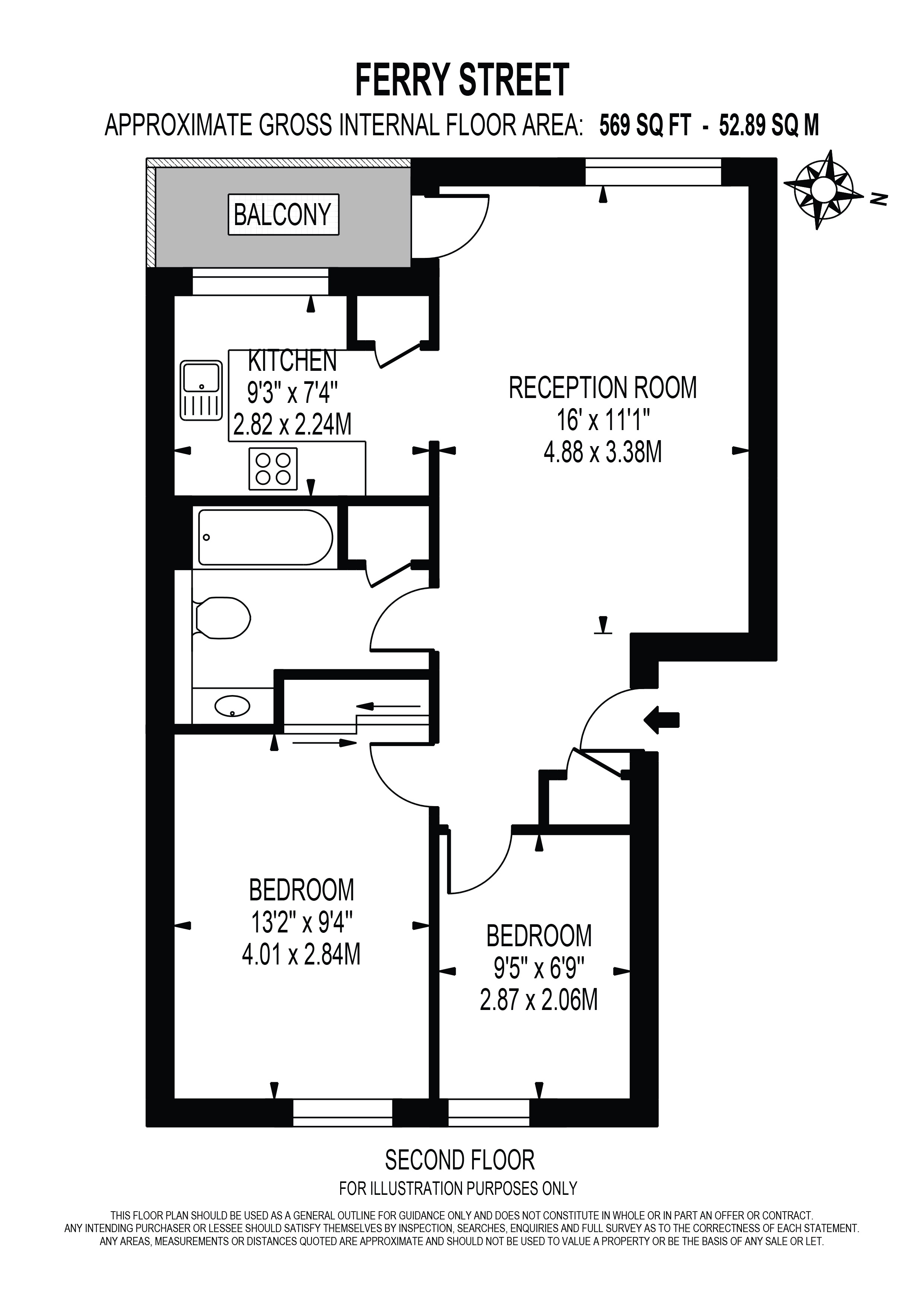 2 Bedrooms Flat to rent in Ferry Street, Isle Of Dogs, London E14