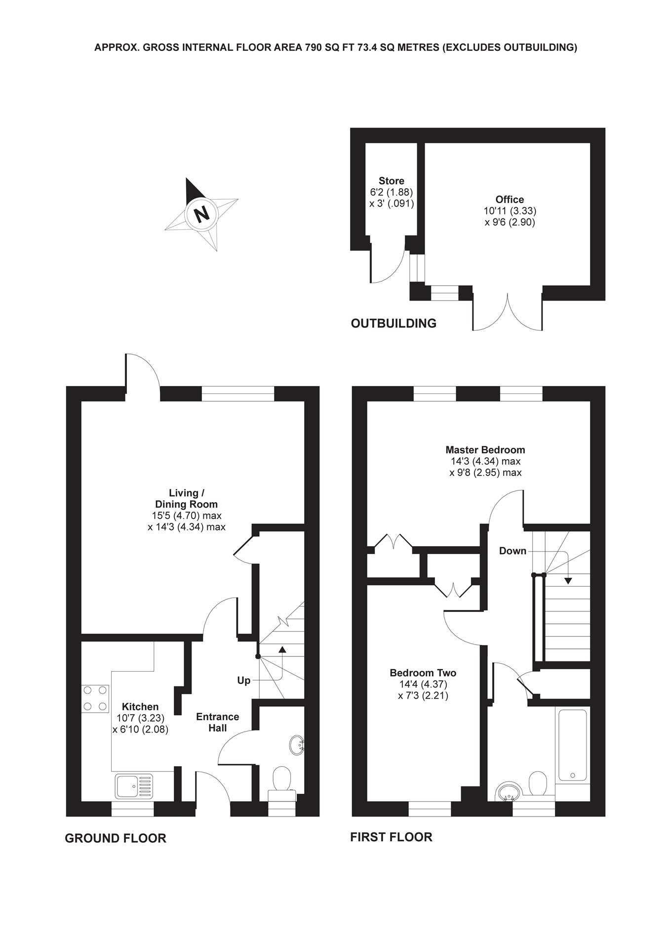 2 Bedrooms End terrace house for sale in Chuff Corner, Warfield, Berkshire RG42