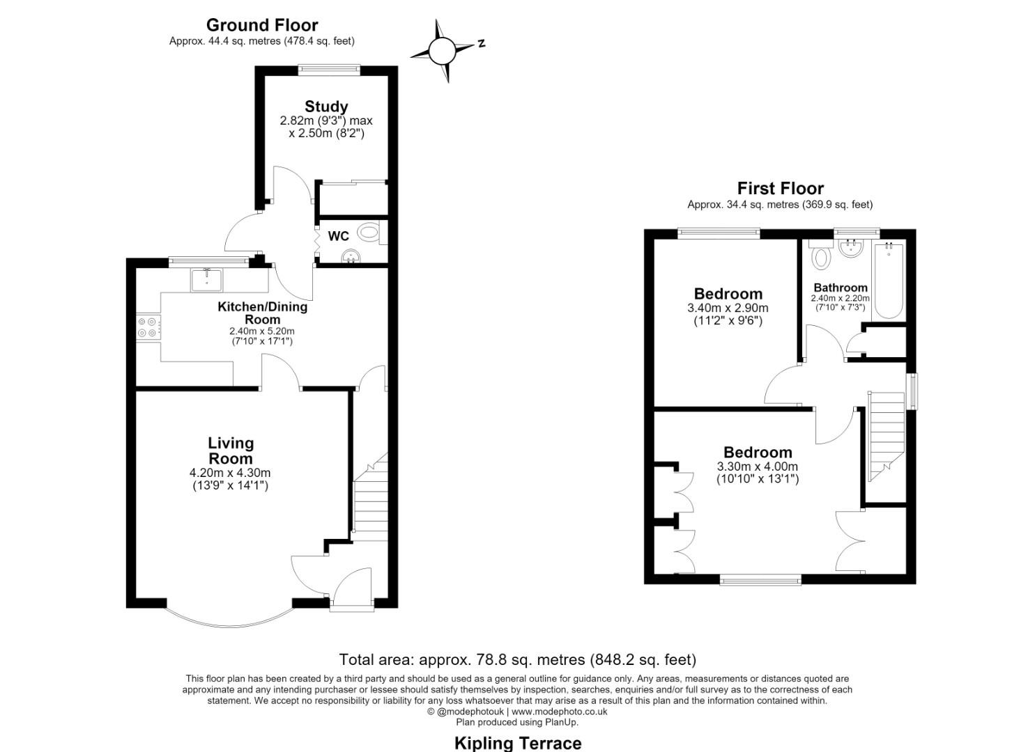 42, Kipling Terrace, Great Cambridge Road, Edmonton floorplan