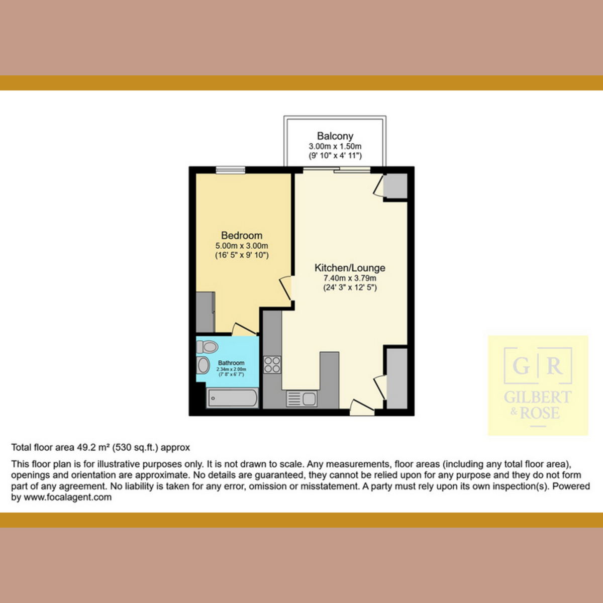 Flat Flat 141, 27, Victoria Avenue, Southend-on-sea floorplan