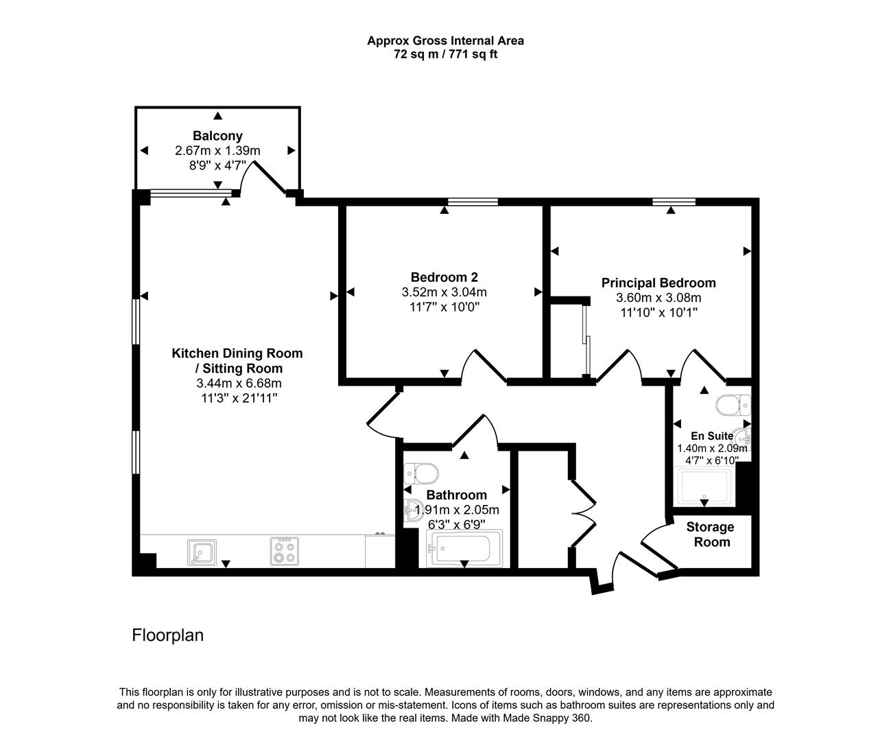 7 Typesetters Way, Printworks Drive, Norwich floorplan