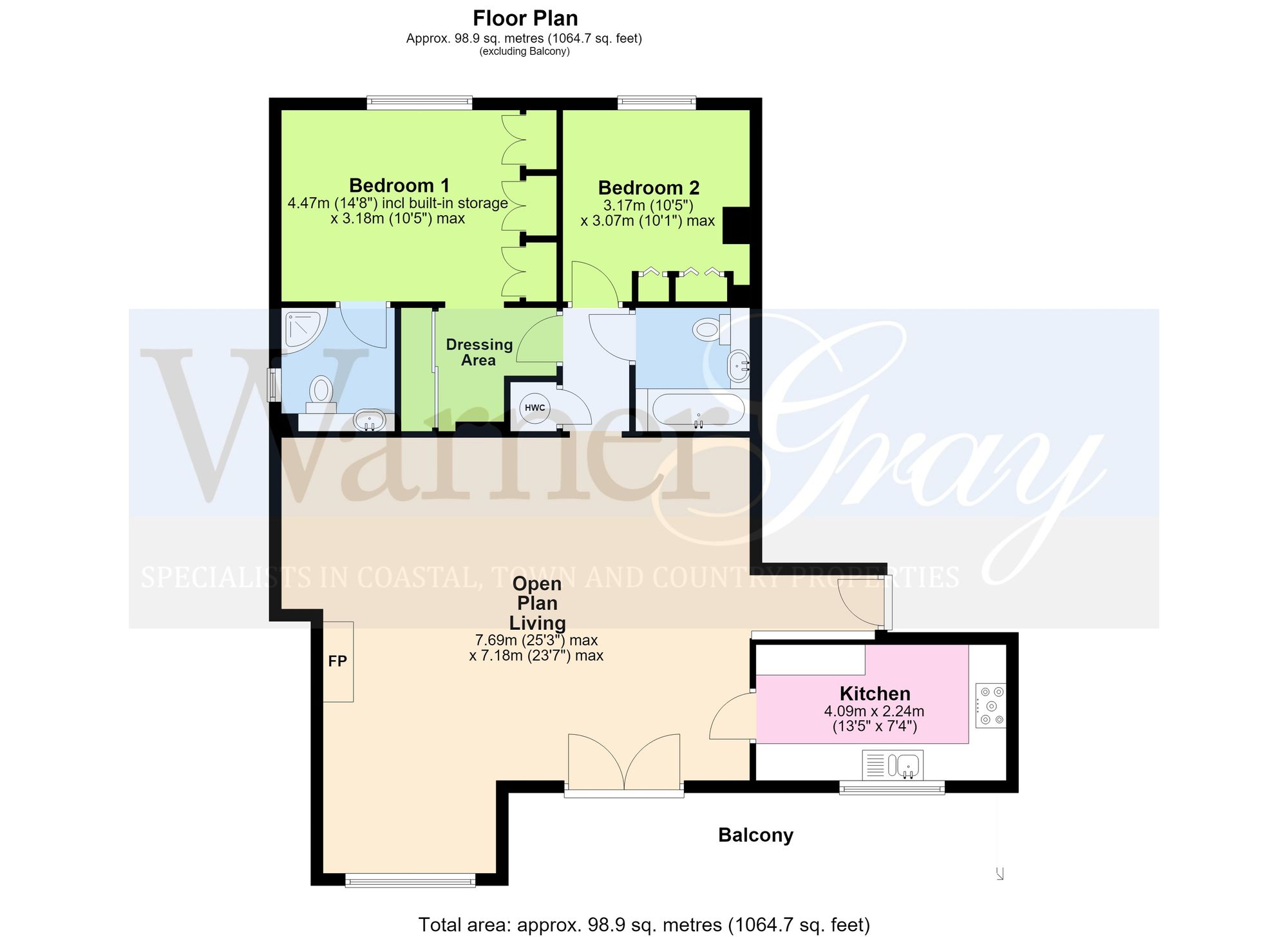 Flat 8, Elmfield Place Elmfield, Tenterden floorplan
