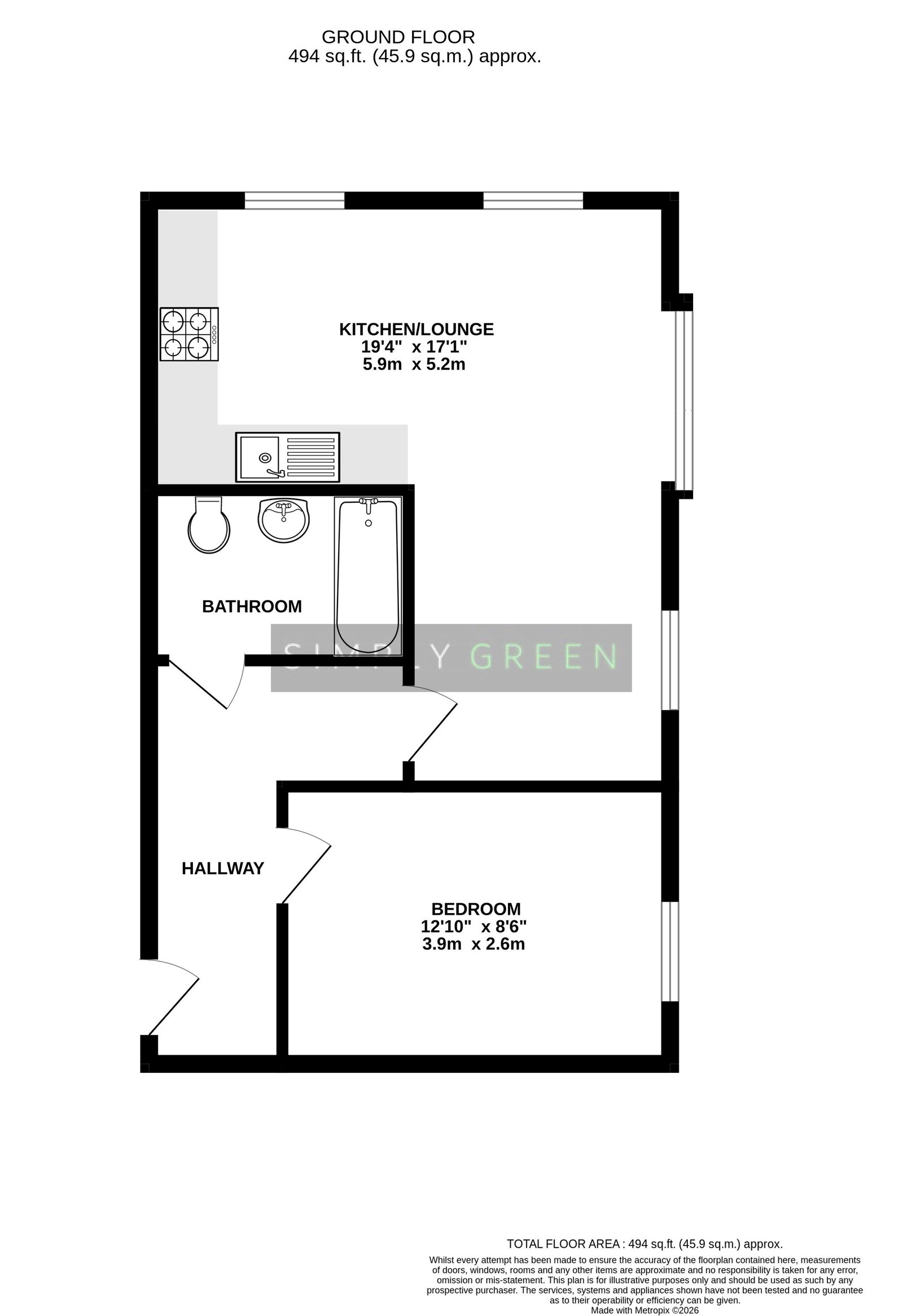 Betony Drive, Newton Abbot floorplan