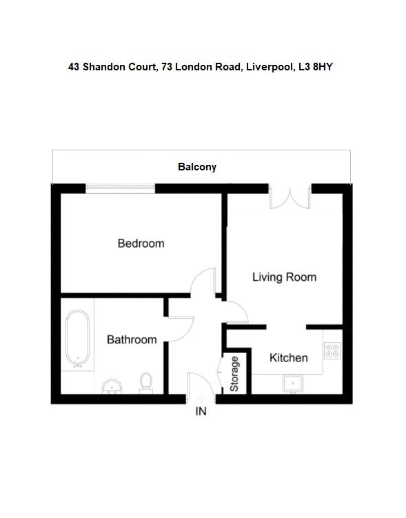 1 Bedrooms Flat to rent in London Road, Liverpool L3