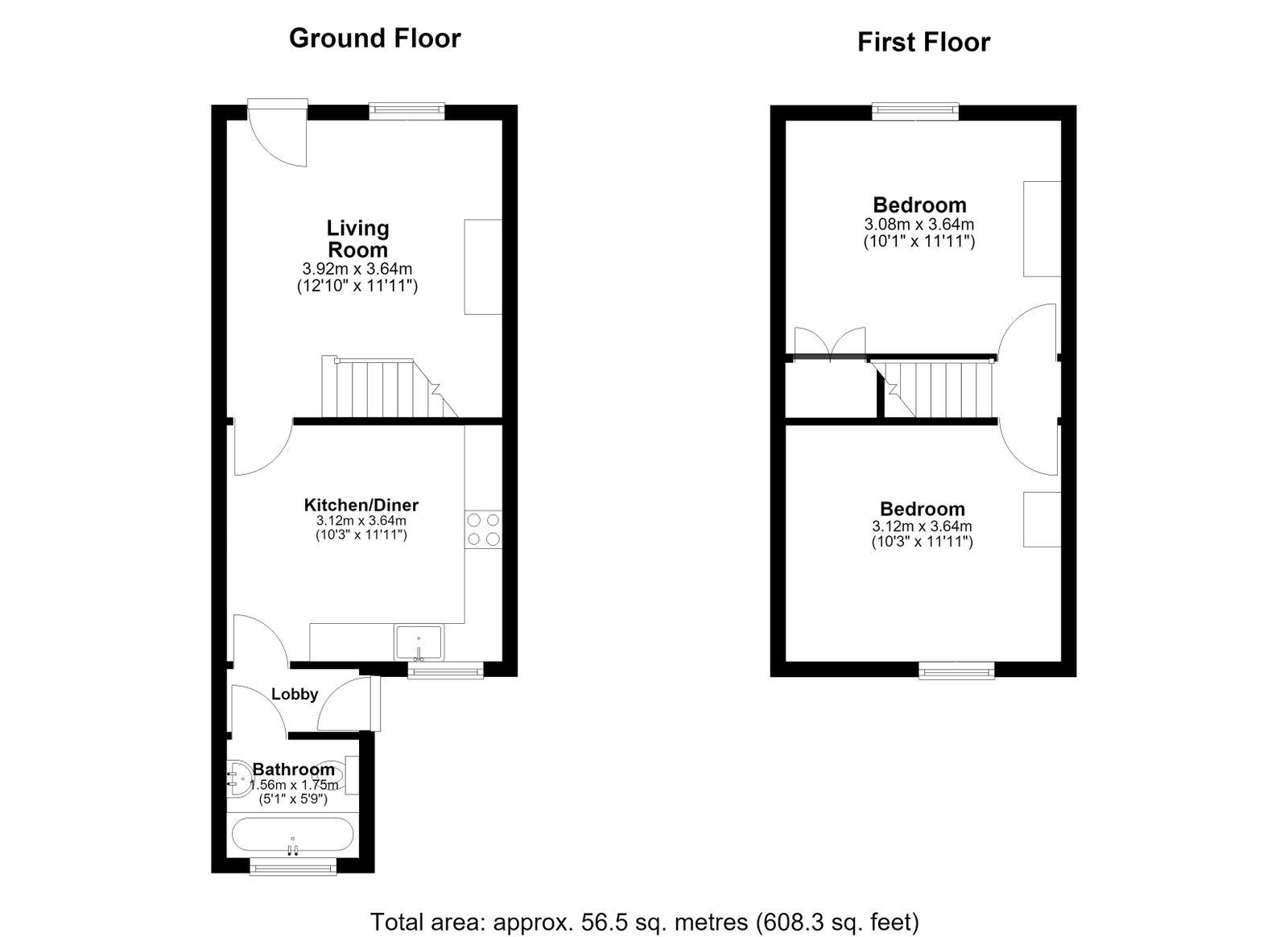 324, Pilgrims Way, Rochester floorplan
