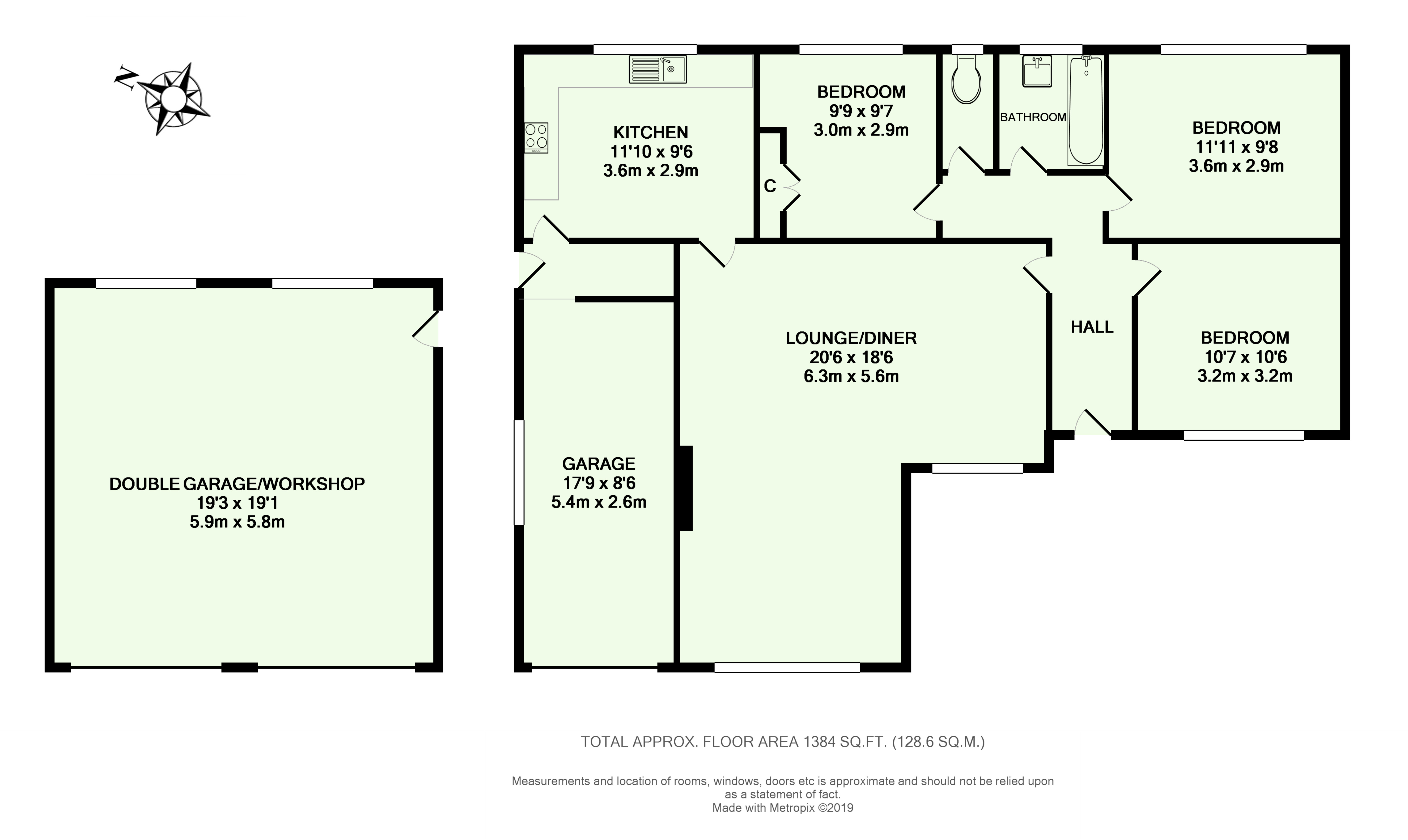 3 Bedrooms Detached bungalow for sale in Hartfield Road, Edenbridge TN8