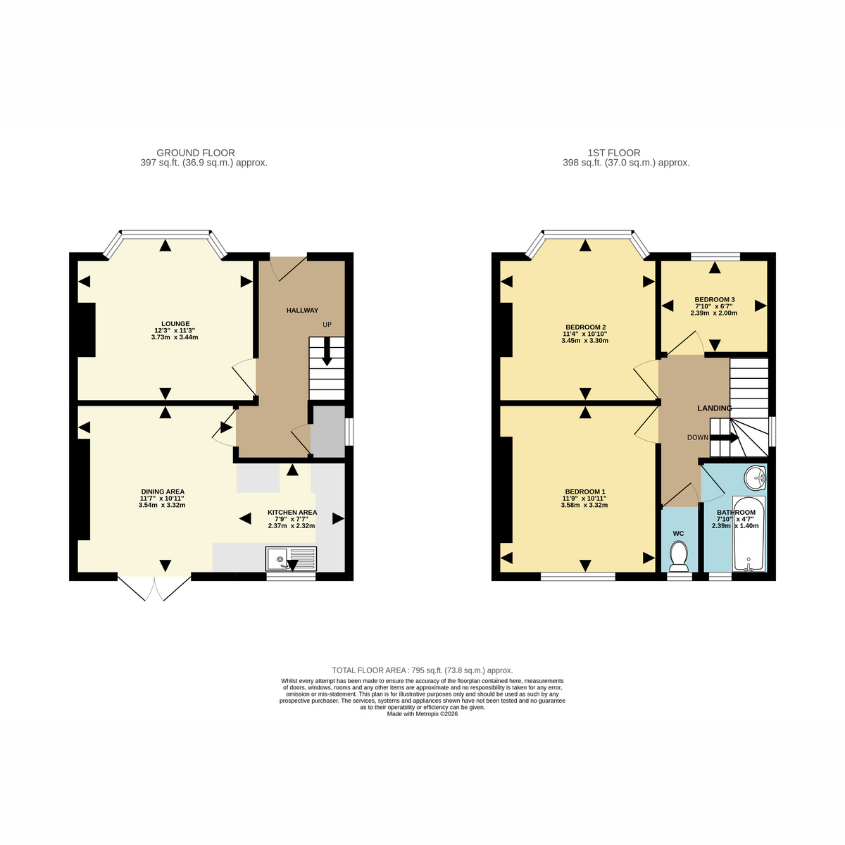 Horsham Avenue, Bournemouth floorplan