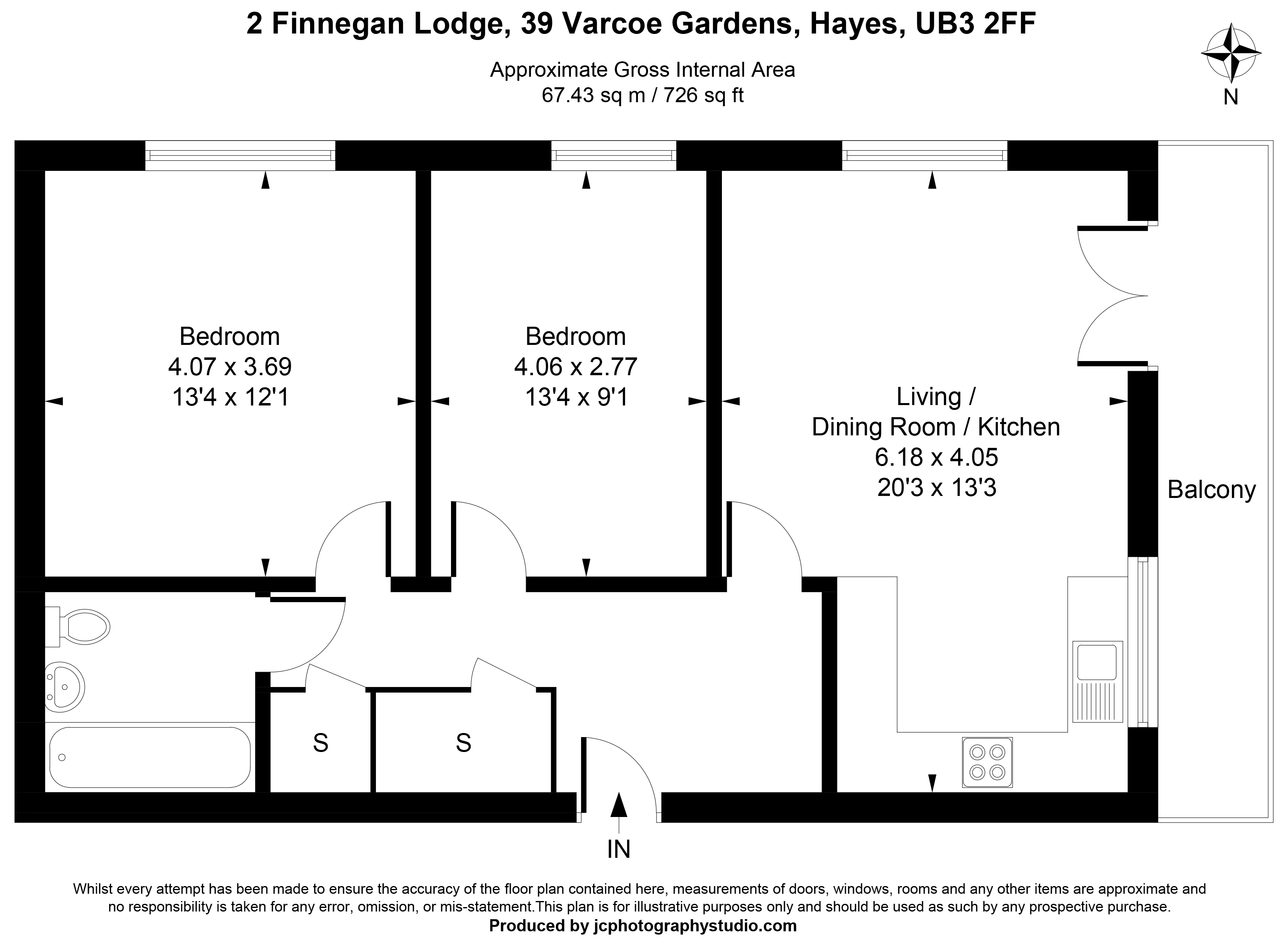 39 Varcoe Gardens, London floorplan