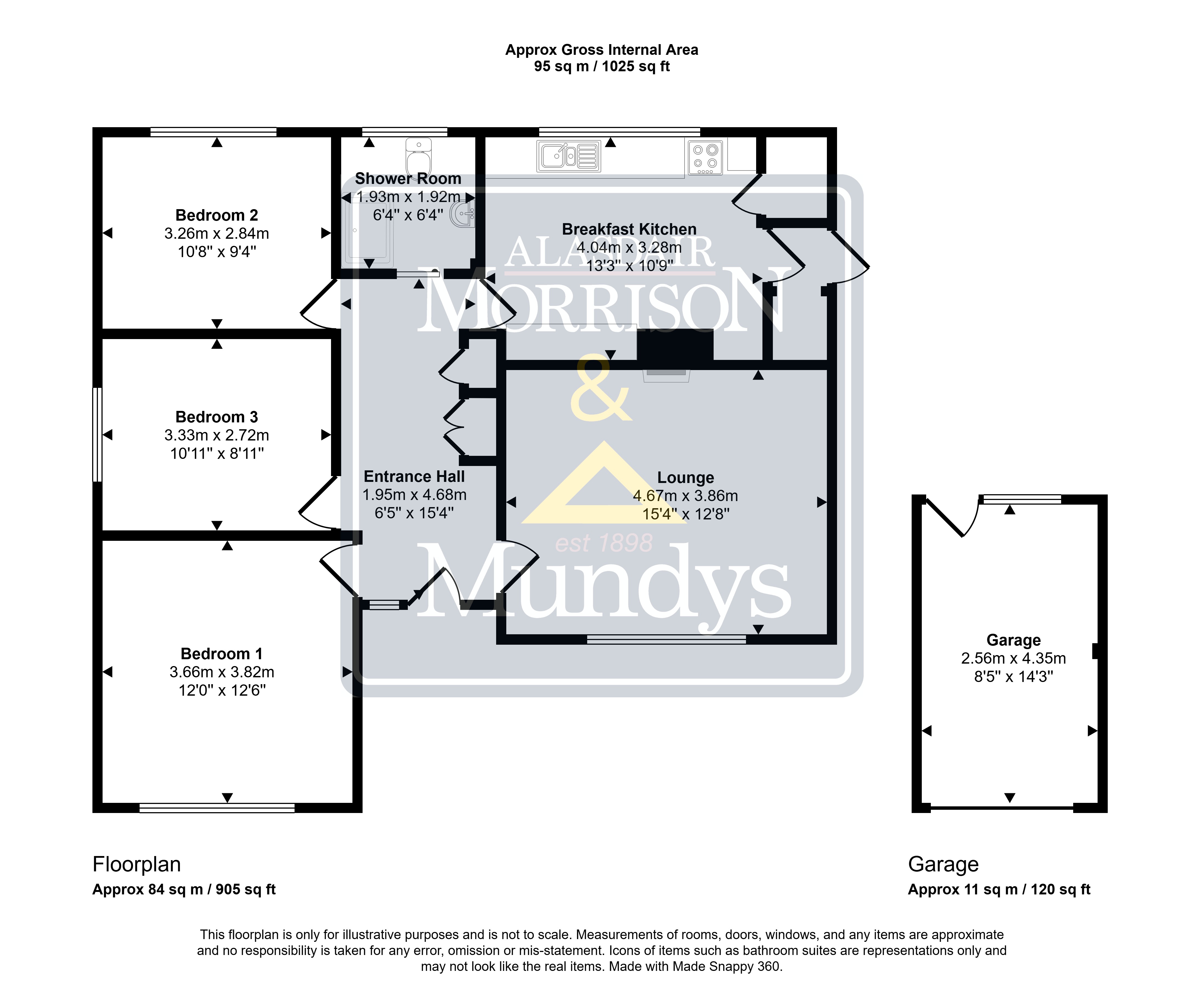 9, Gregory Gardens, Newark floorplan