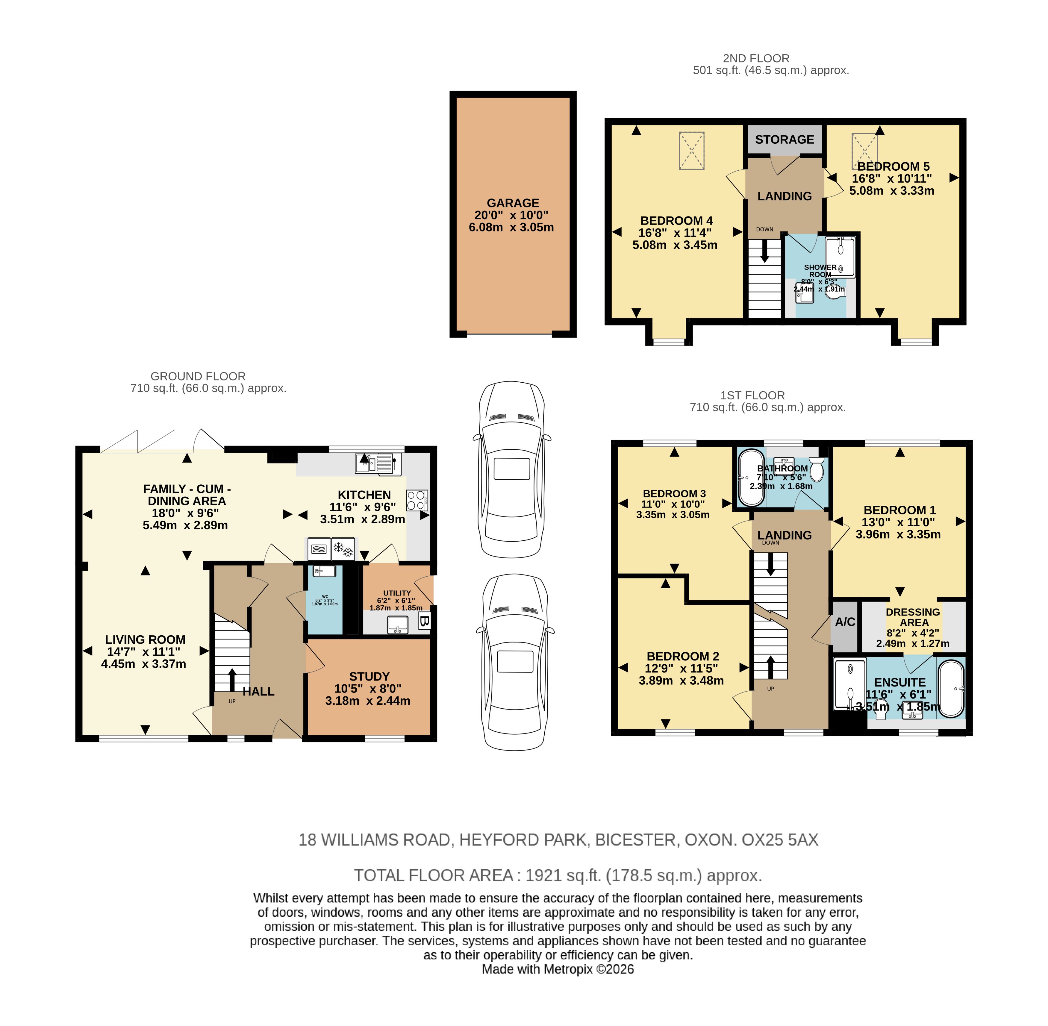 18, Williams Road, Bicester floorplan