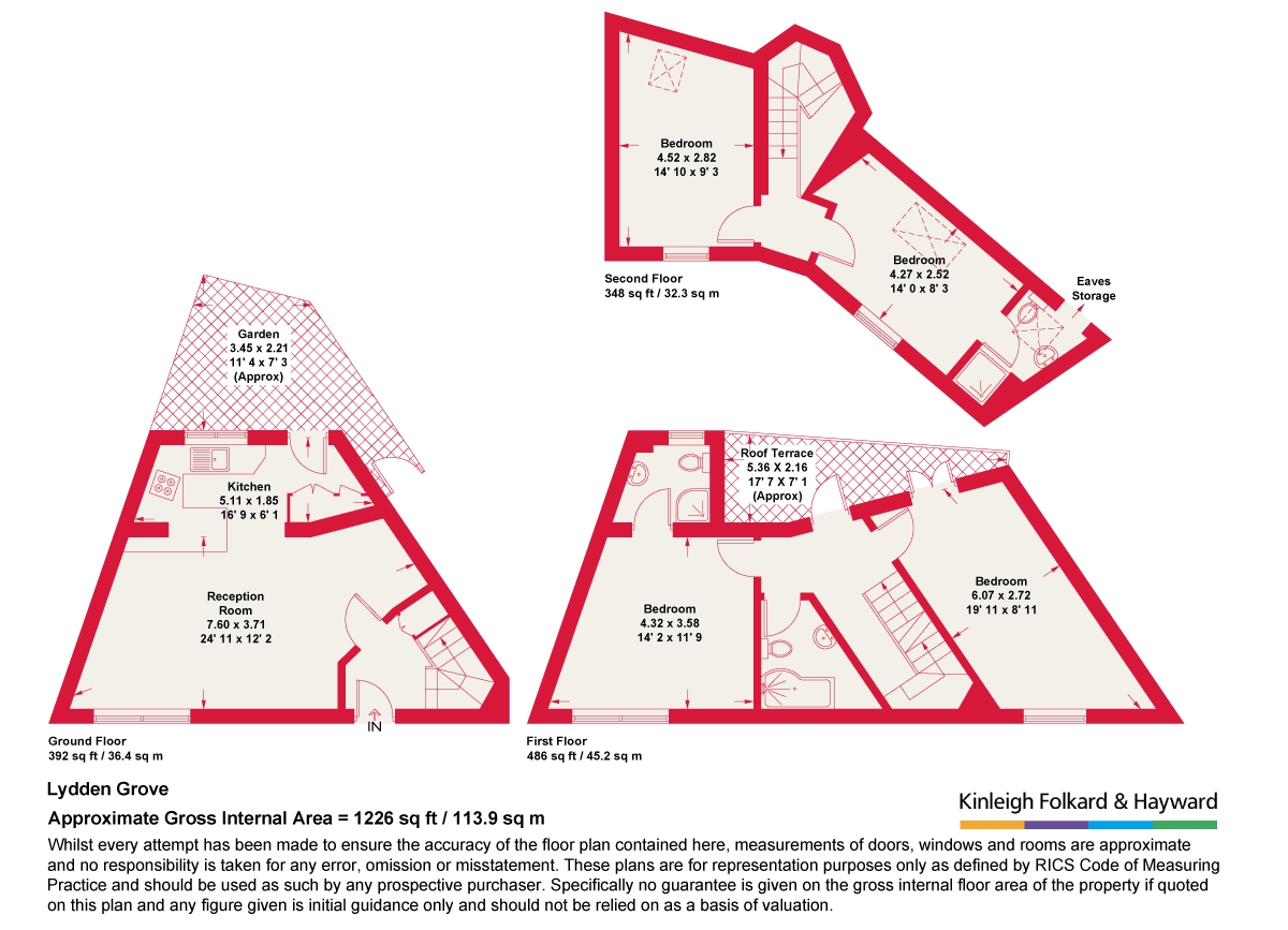 96, Lydden Grove, London floorplan