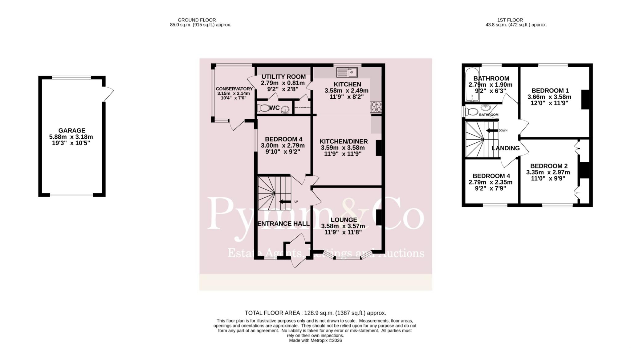 Woodland Rise, Sheringham floorplan