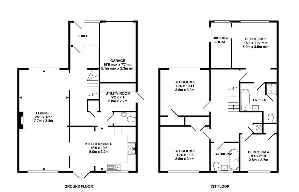 44, Belgrave Crescent, Seaford floorplan