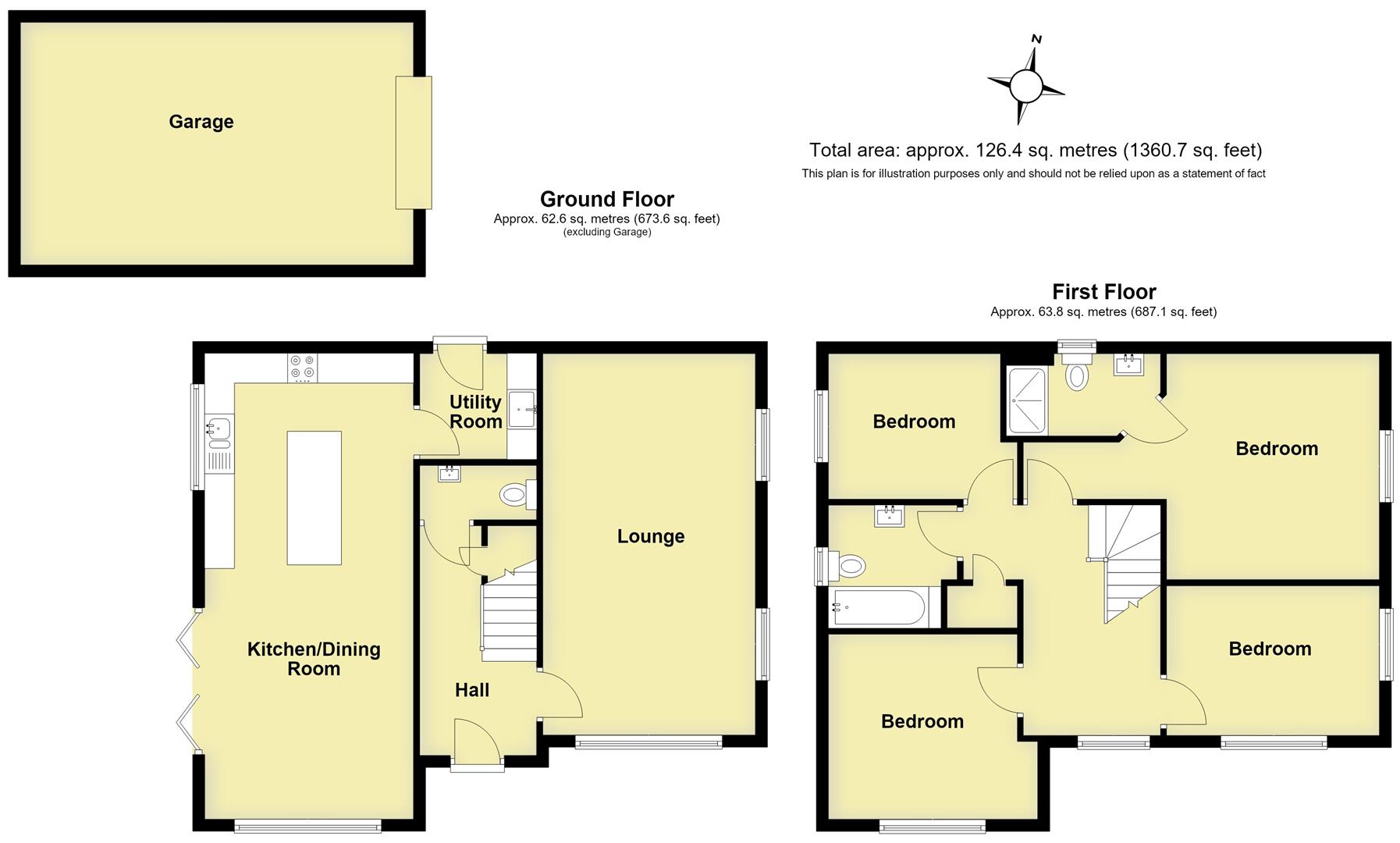 Lavender Close, Warwick floorplan