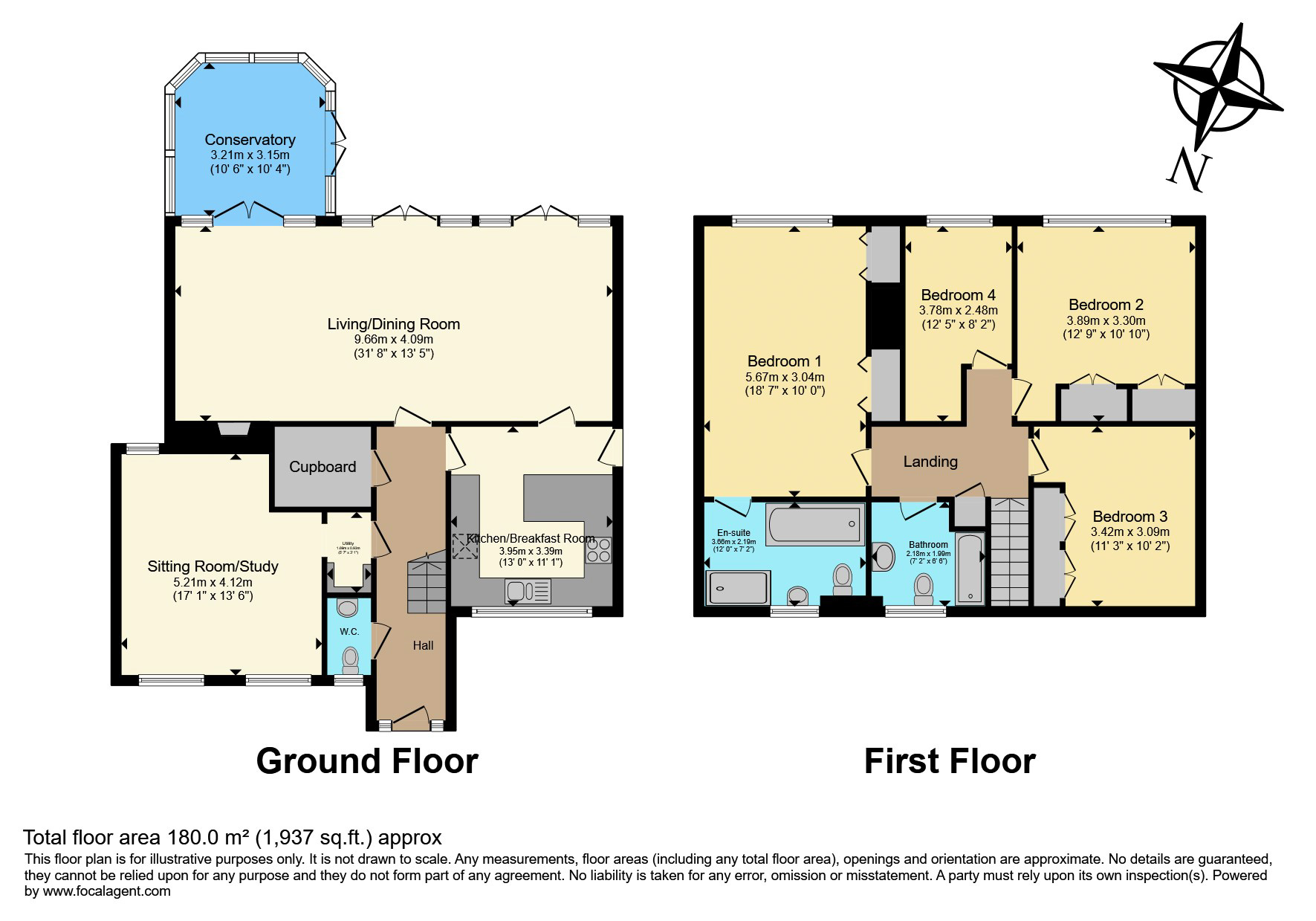43, Sunte Close, Haywards Heath floorplan
