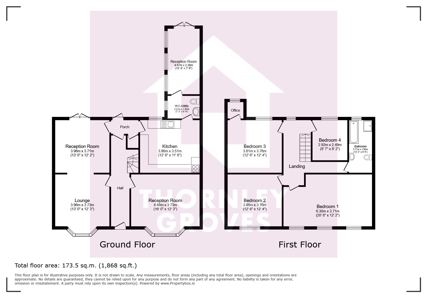 Worsley Road, Eccles floorplan