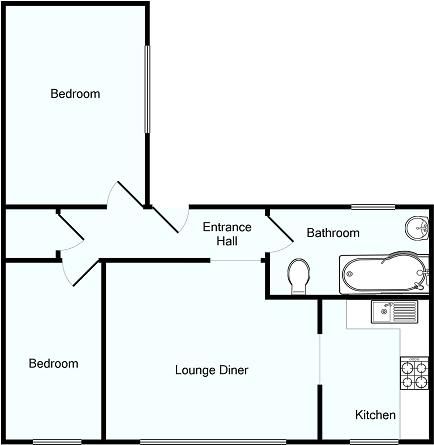 256 Maes-y-Felin, Bridgend floorplan