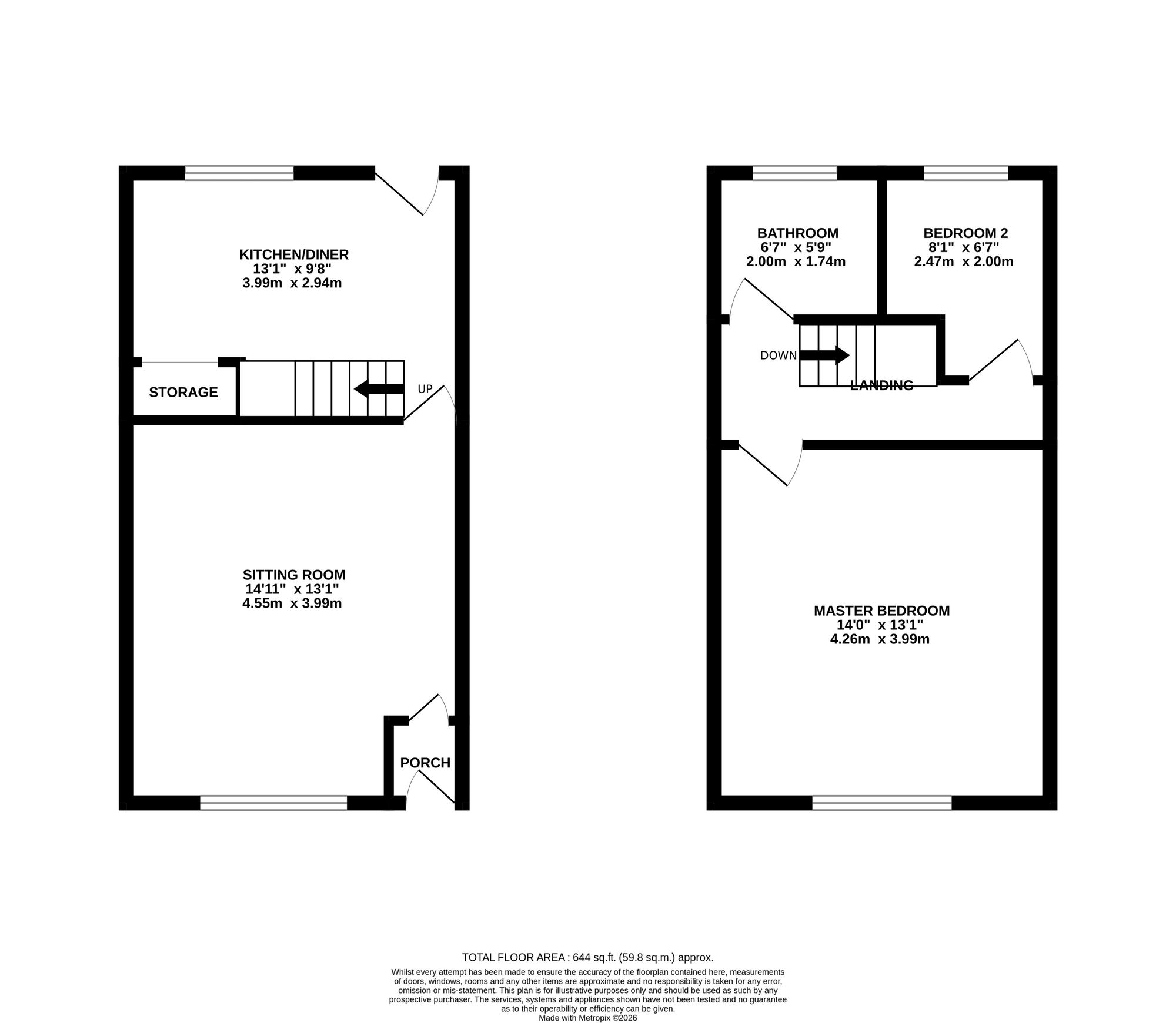 16 East Street, Manchester floorplan