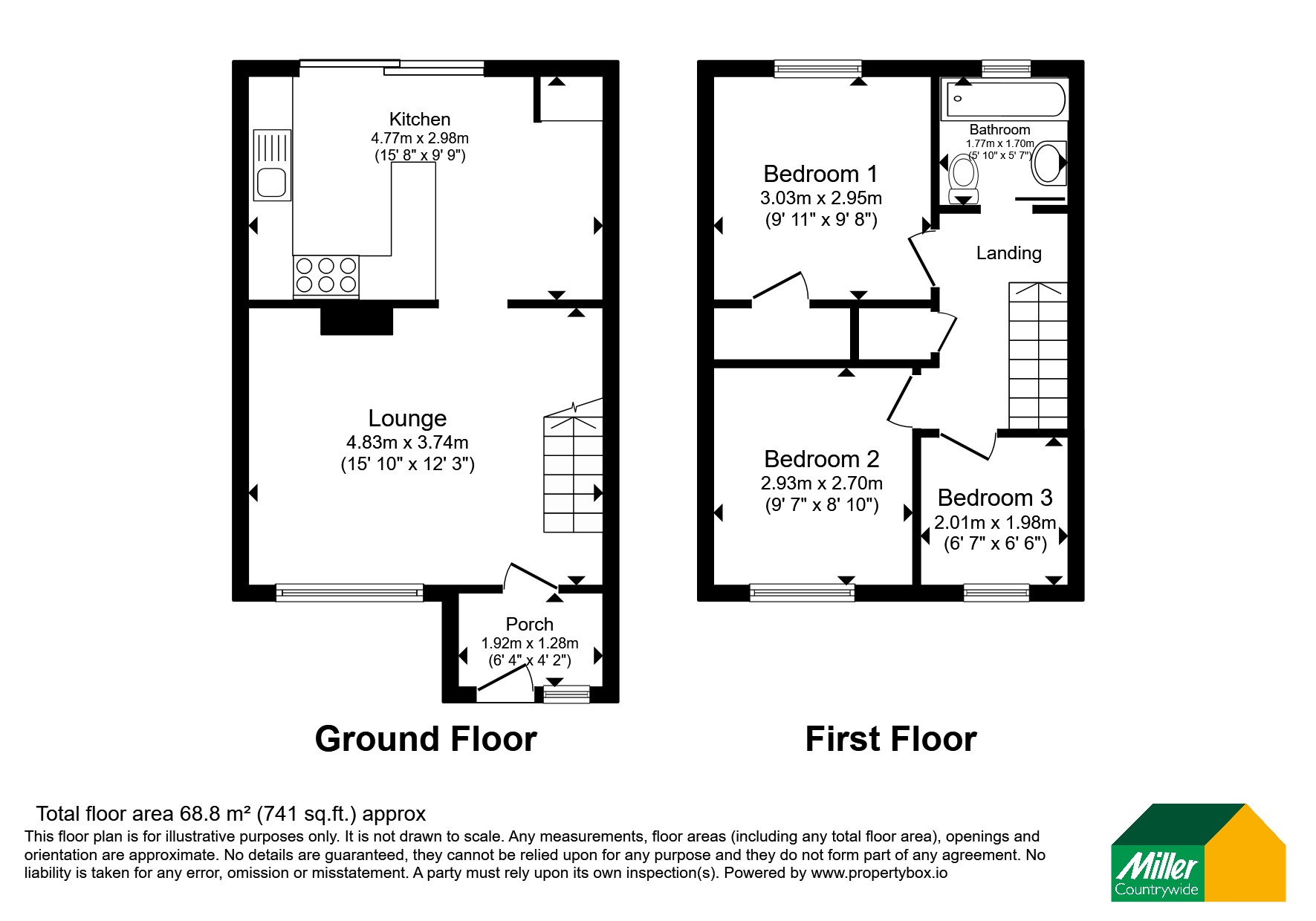 2 Chapel Lane,, Millpool, Cornwall floorplan