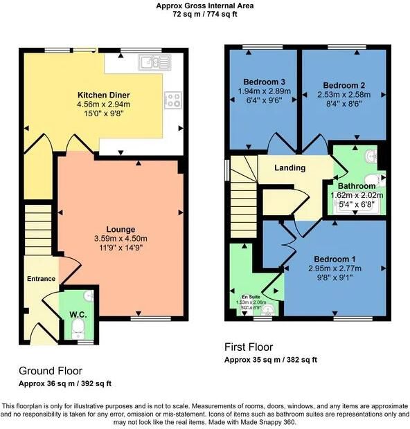 Stirling Drive, Newark floorplan