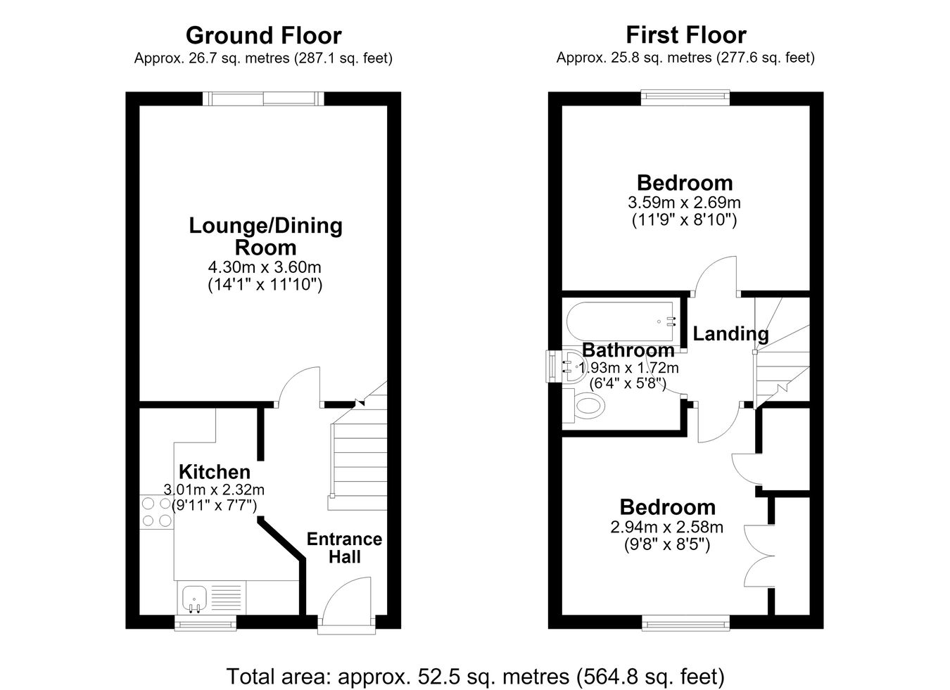 8, Mitchell Avenue, Folkestone floorplan