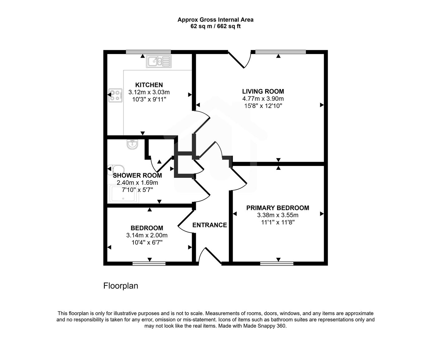 23, Pinewood Drive, Markfield floorplan