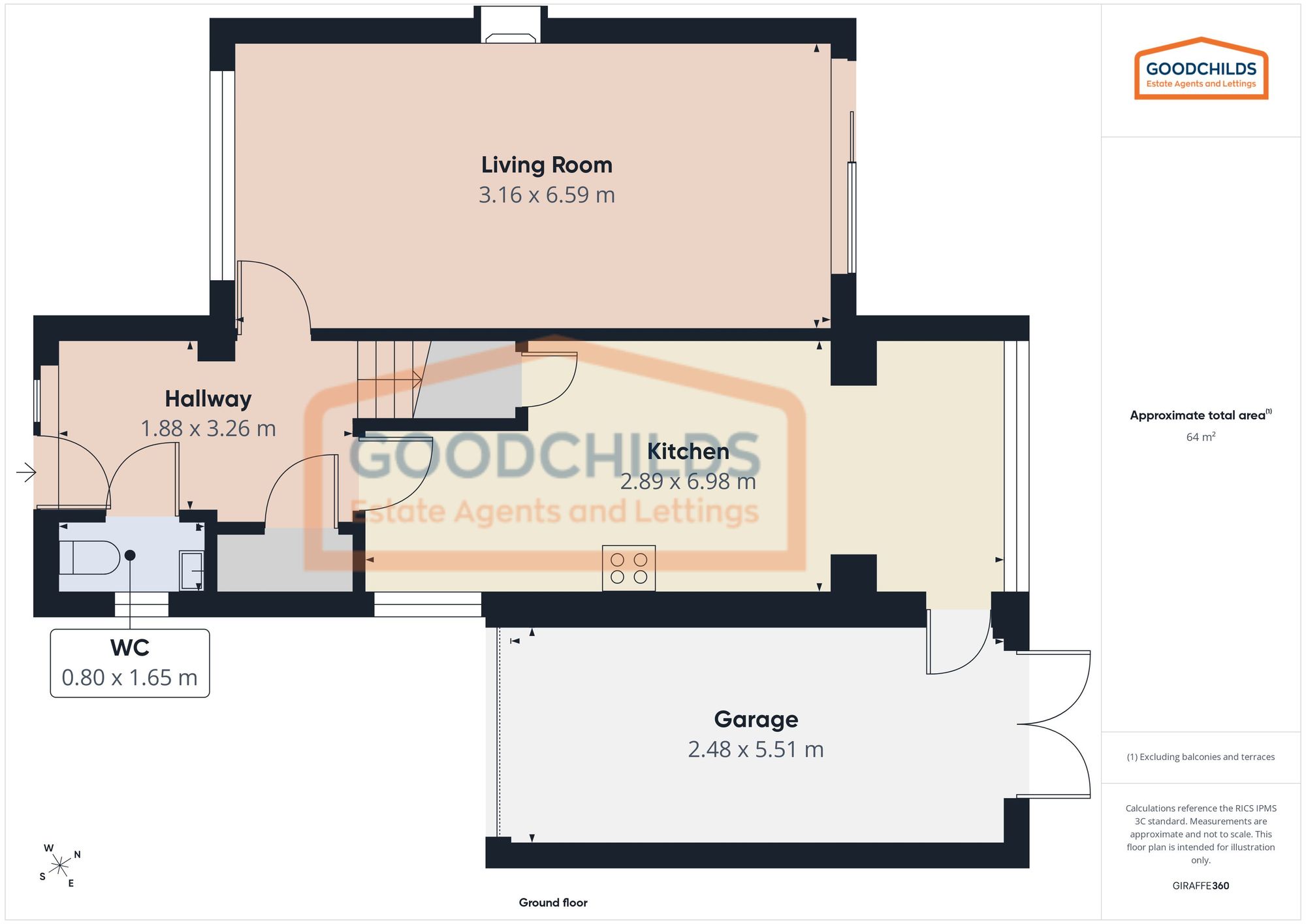 14 Norton Grange, Cannock floorplan