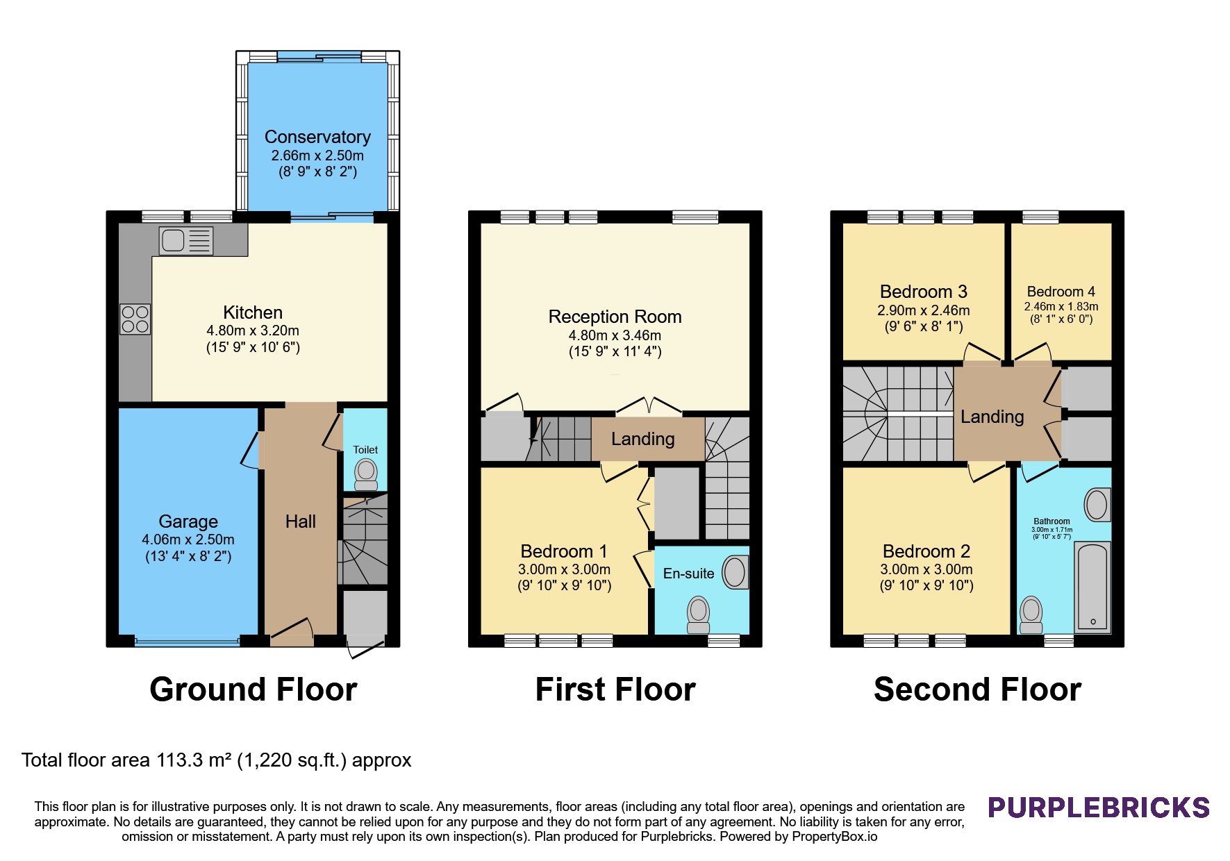 132, Bunning Way, London floorplan