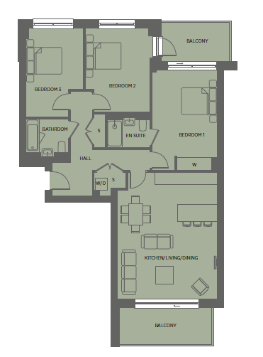 3 Bedrooms Flat for sale in Colindale Avenue, London NW9